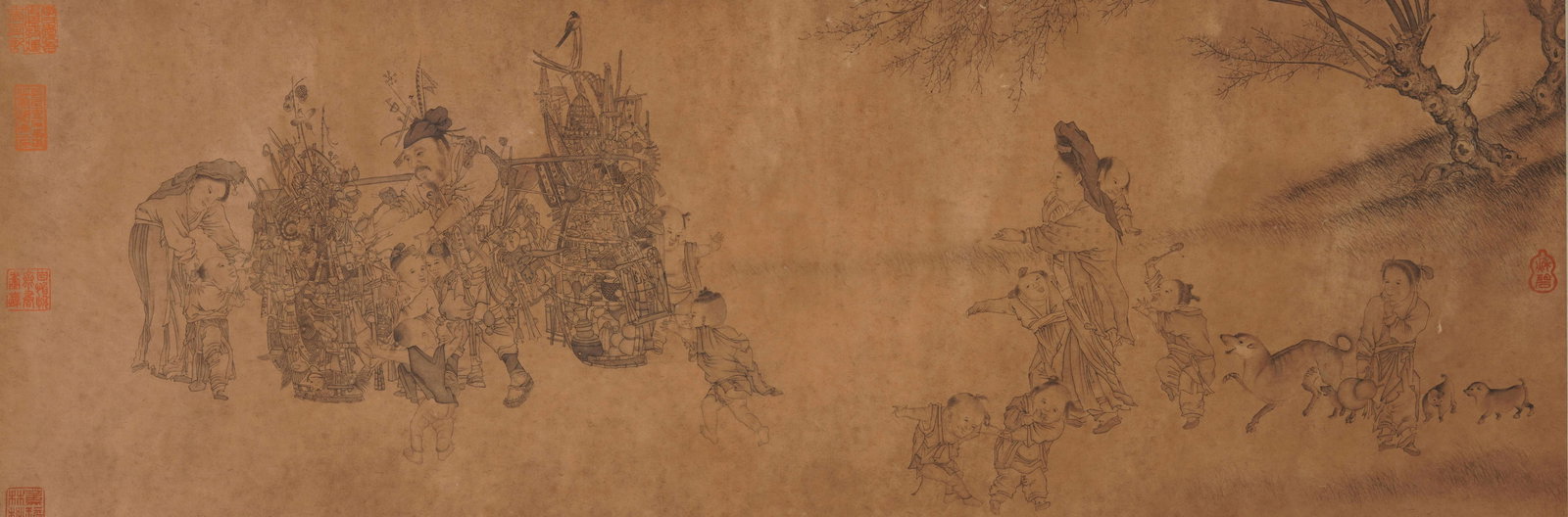 Anonymous, attributed to, Peddler: Dimensions: Height: 86.5 cm (34.06 in.) x Width: 29.5 cm (11.61 in.). All measurements are approximate.