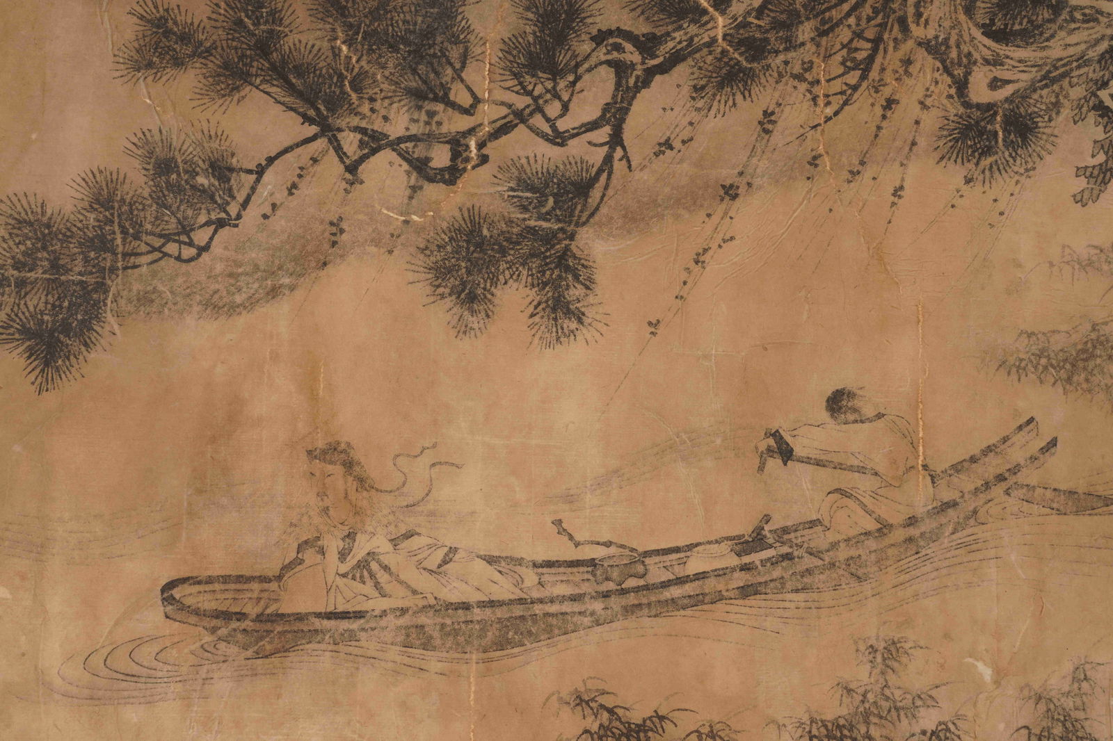 Anonymous, attributed to, Landscape and Figures - 3