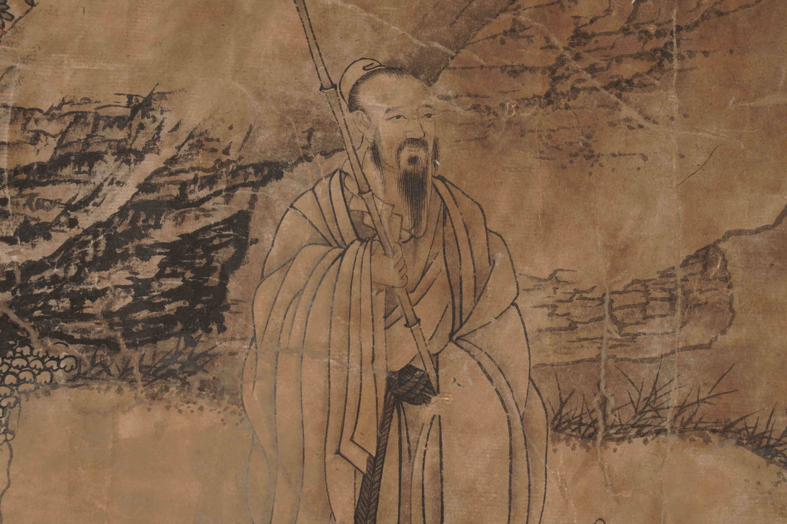 Anonymous, attributed to, Figure and Landscape - 3