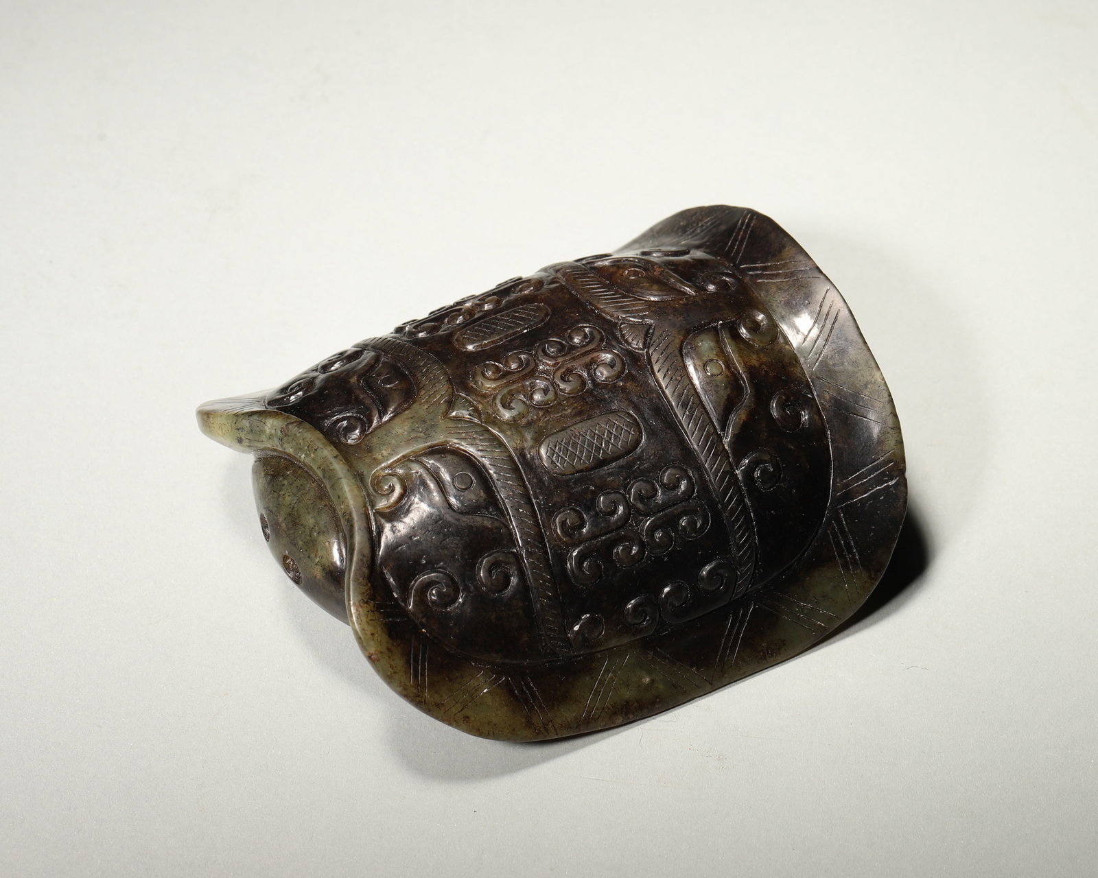 Hetian jade tortoise shell