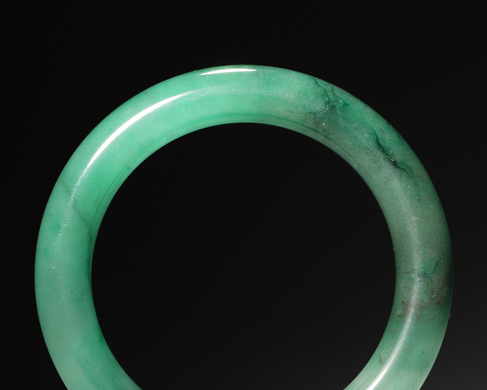 African Chrysoprase Bangle - 5