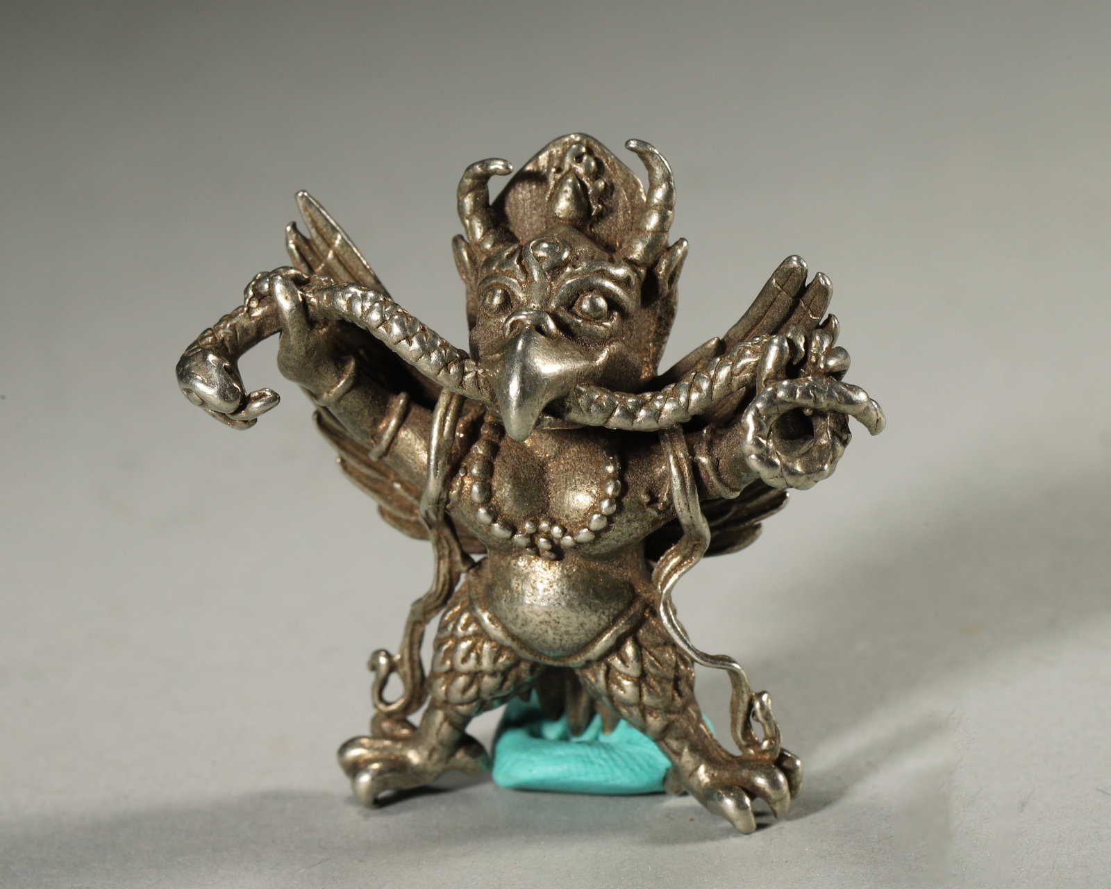 Silver Buddha statue - 6