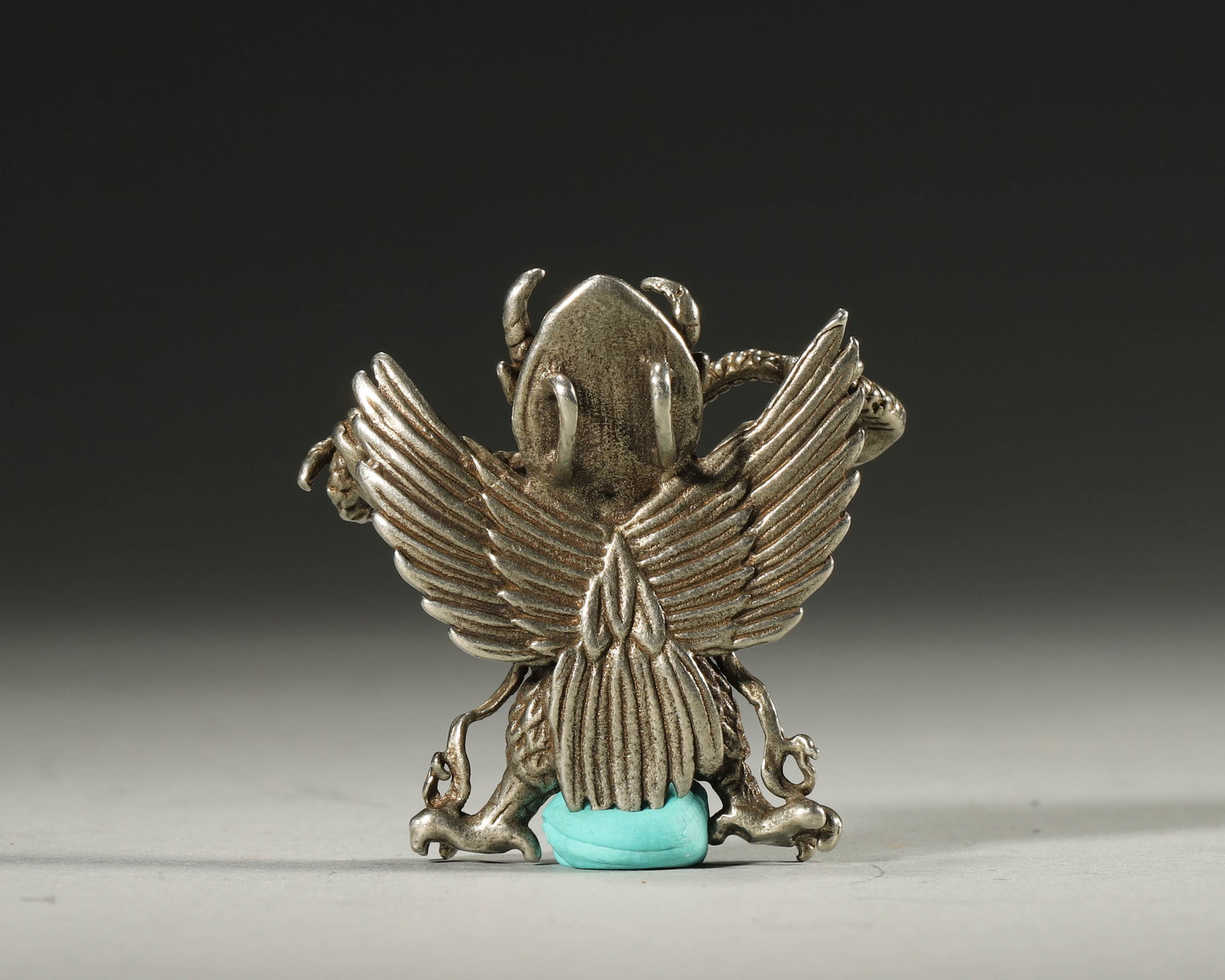 Silver Buddha statue - 8