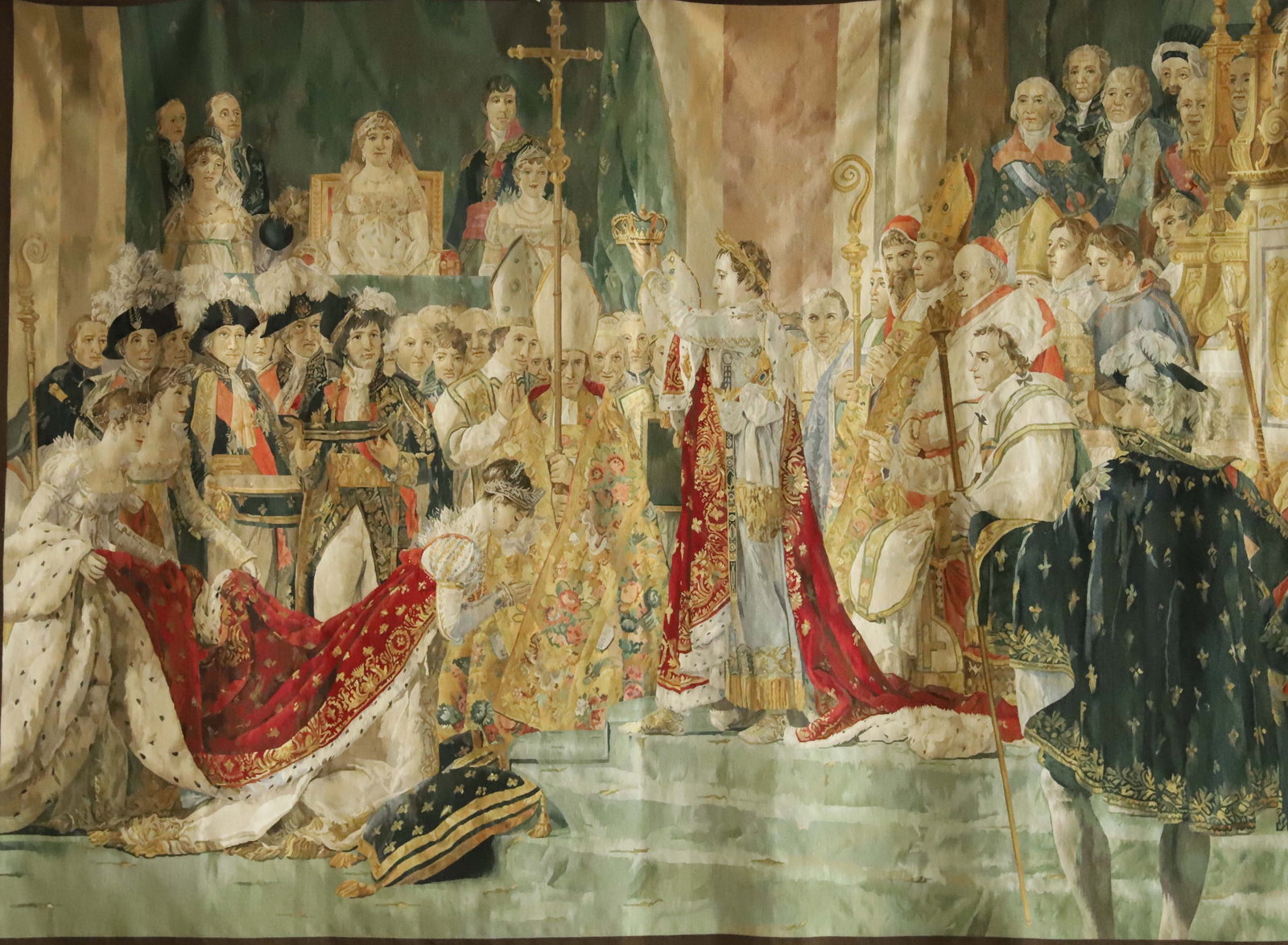 TAPESTRY: WOOL,3.58x2.57 M, 11.73x8.42 FT,WT:11kg