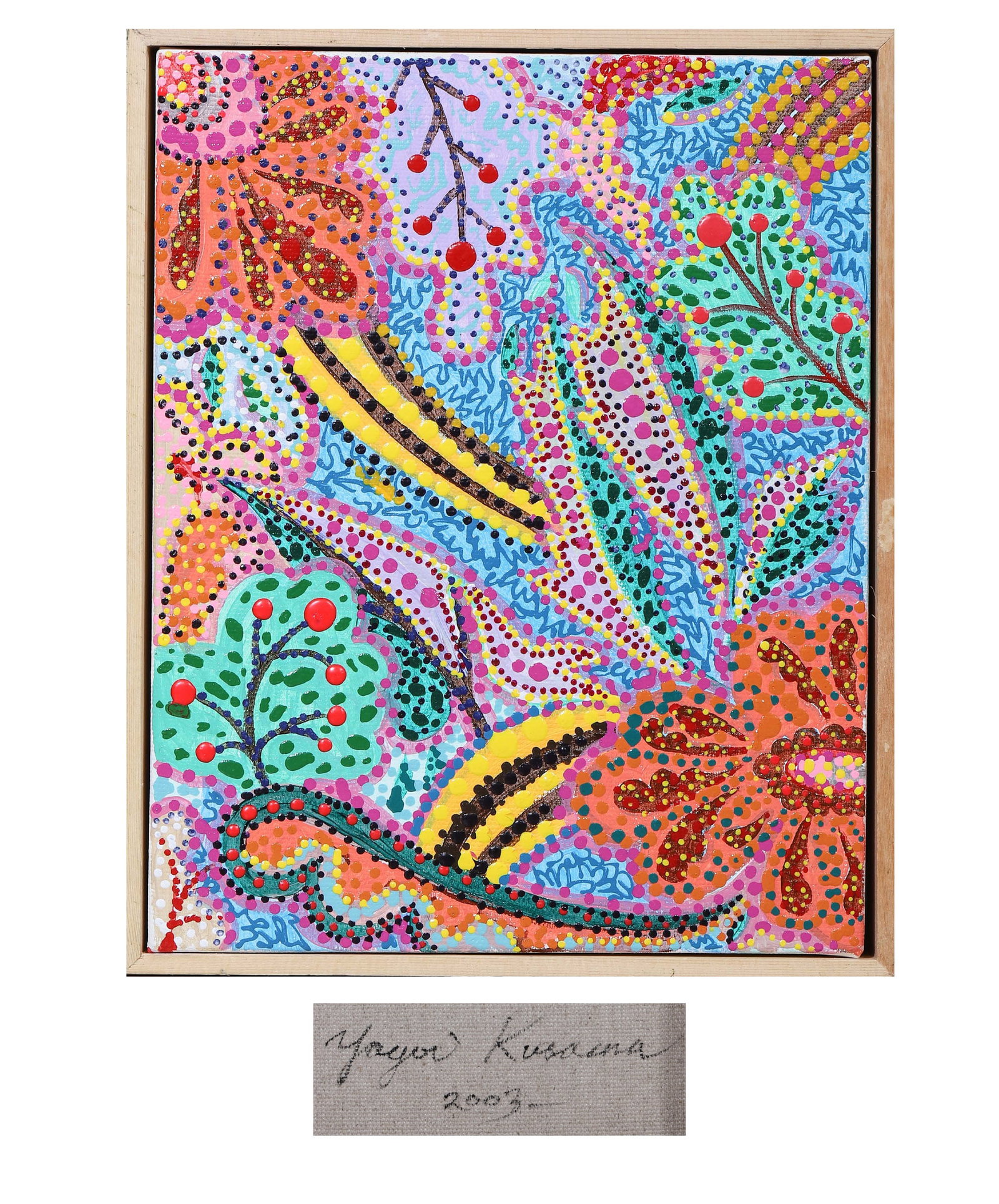 YAYOI KUSAMA 2001,ATTRIBUTED TO, ACRYLIC ON CANVAS (1 of 7)