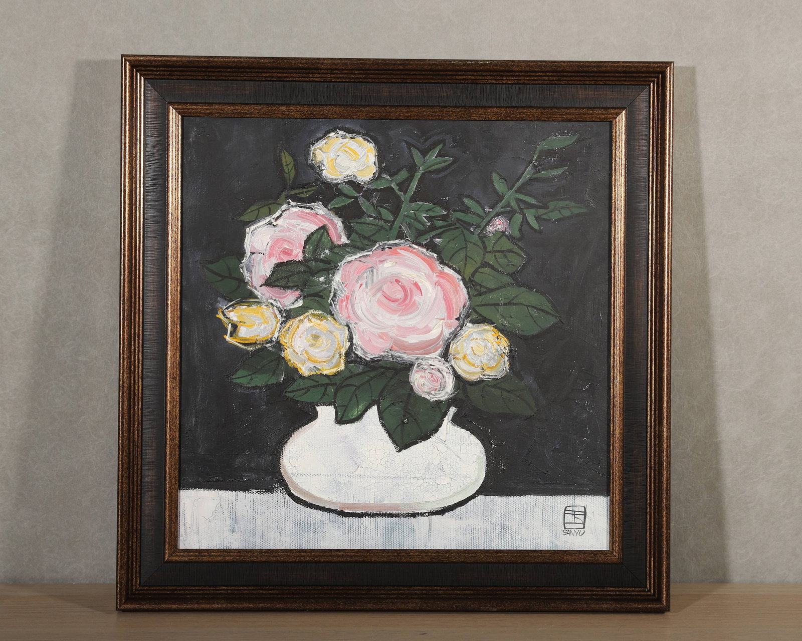 Oil painting, signed by Sanyu, China: L:49cm W:49cm