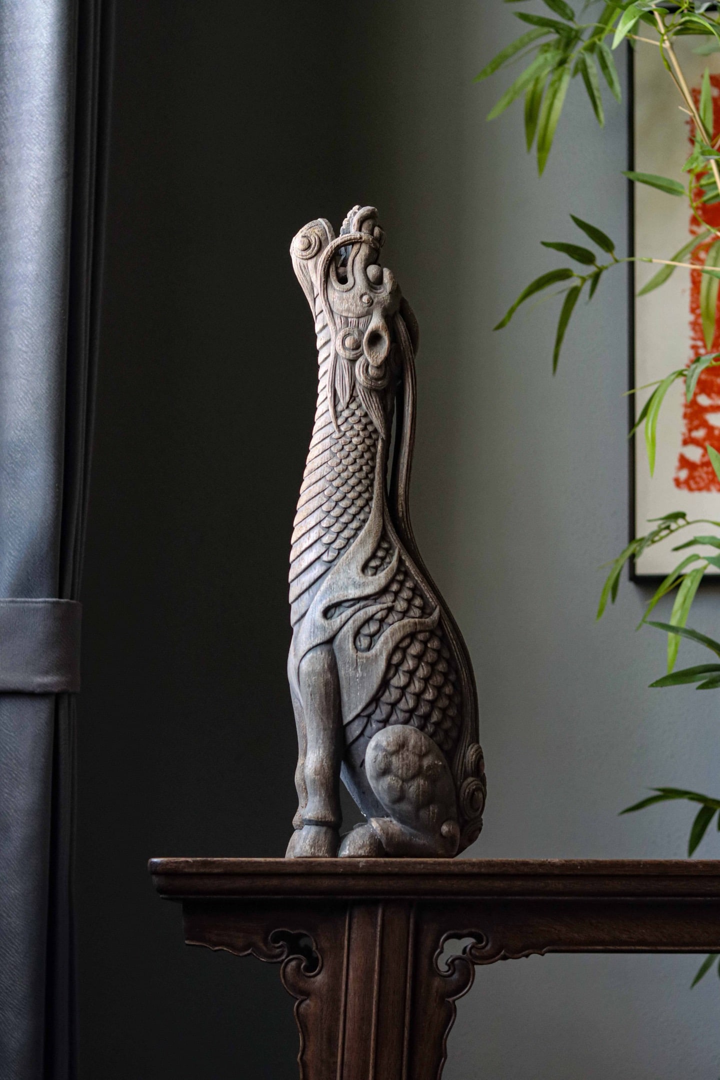 CARVED WOOD FIGURE OF WANGTIANHOU, LATE MING TO EARLY QING DYNASTY (1 of 9)