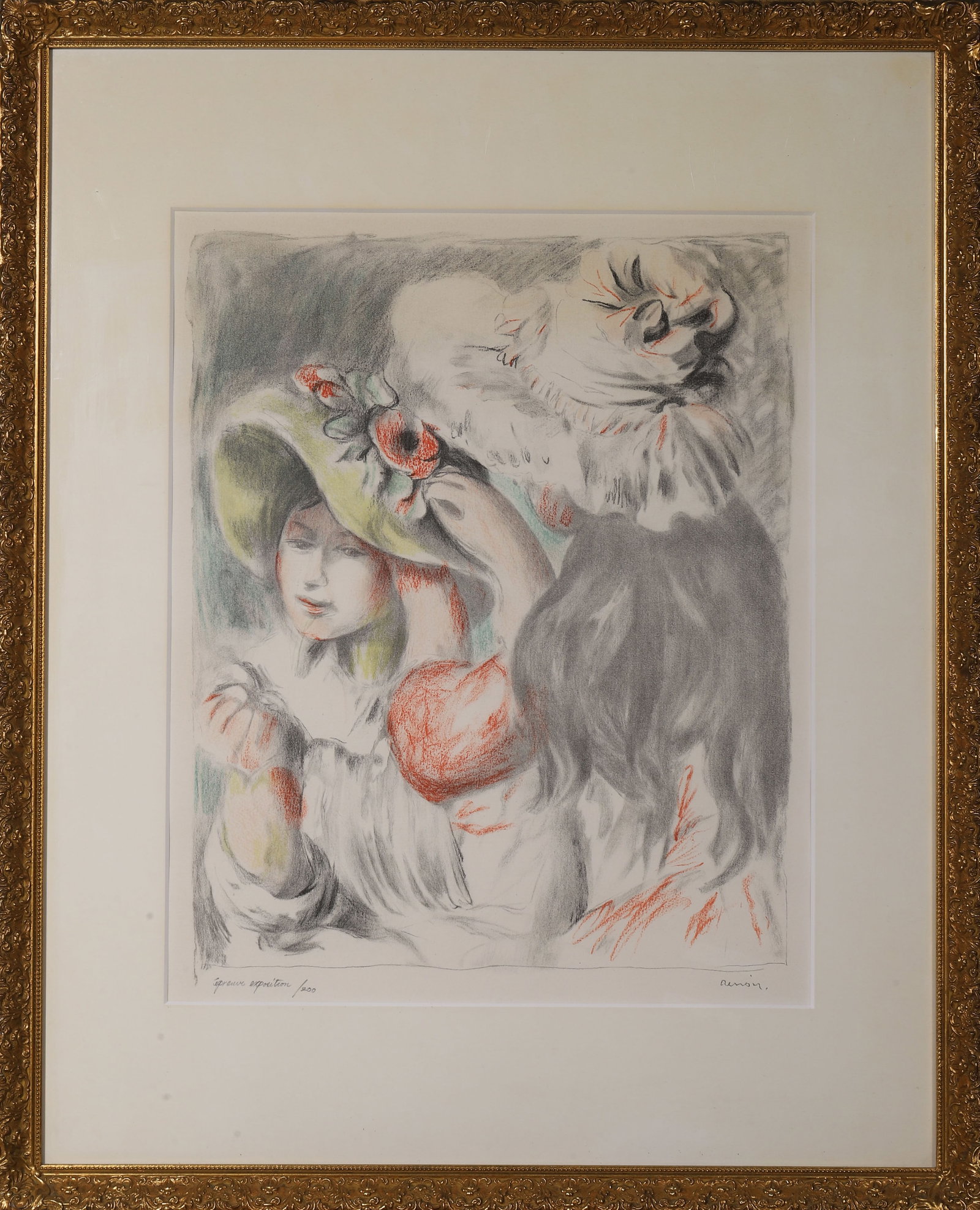 Pierre-Auguste Renoir (1841–1919) ,French,ORIGINAL LIMITED EDITION + Hand-signed & (1 of 8)