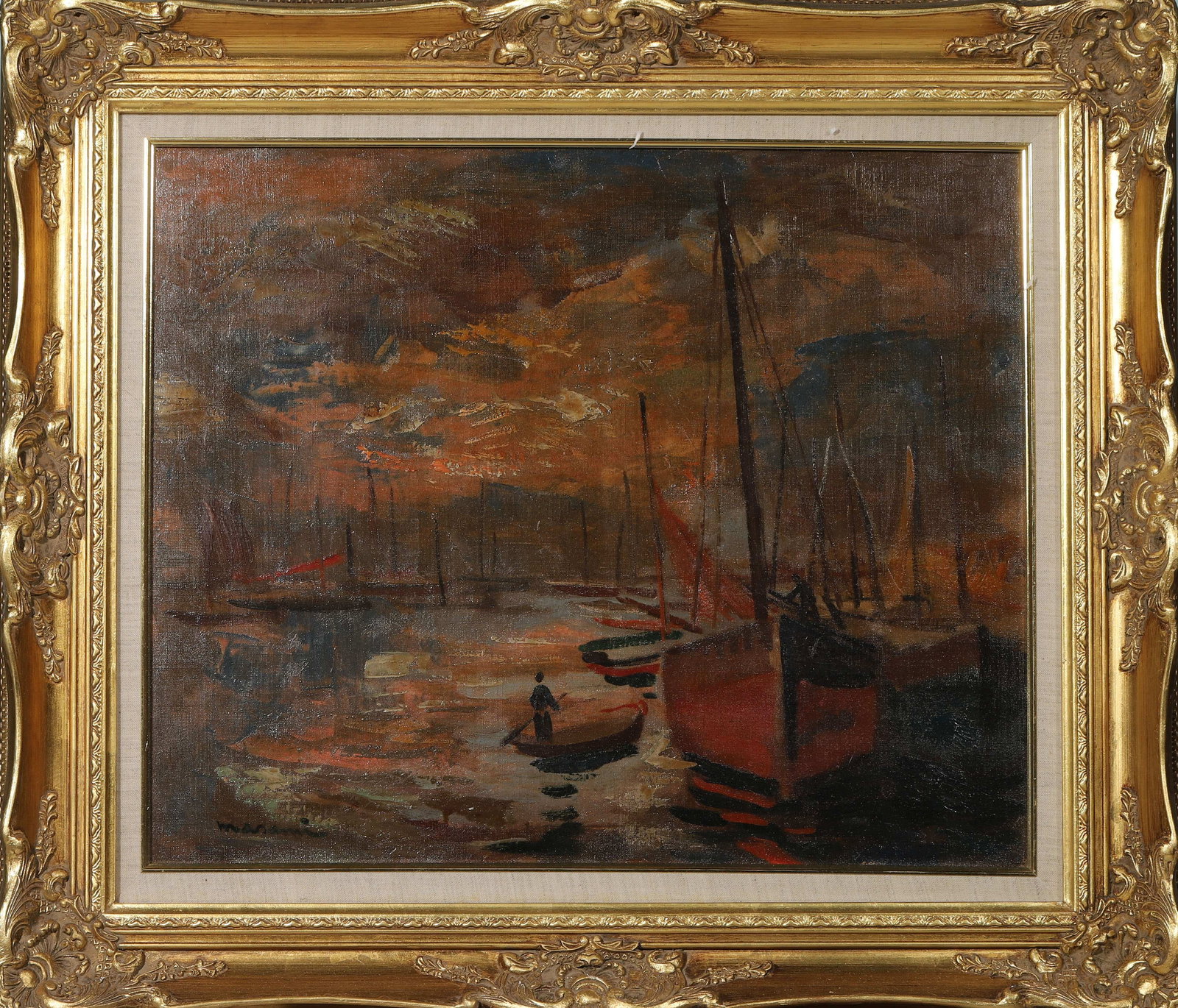 Masami (c.1900–1980) ,Japanese,Oil on canvas,Attributed to (1 of 8)