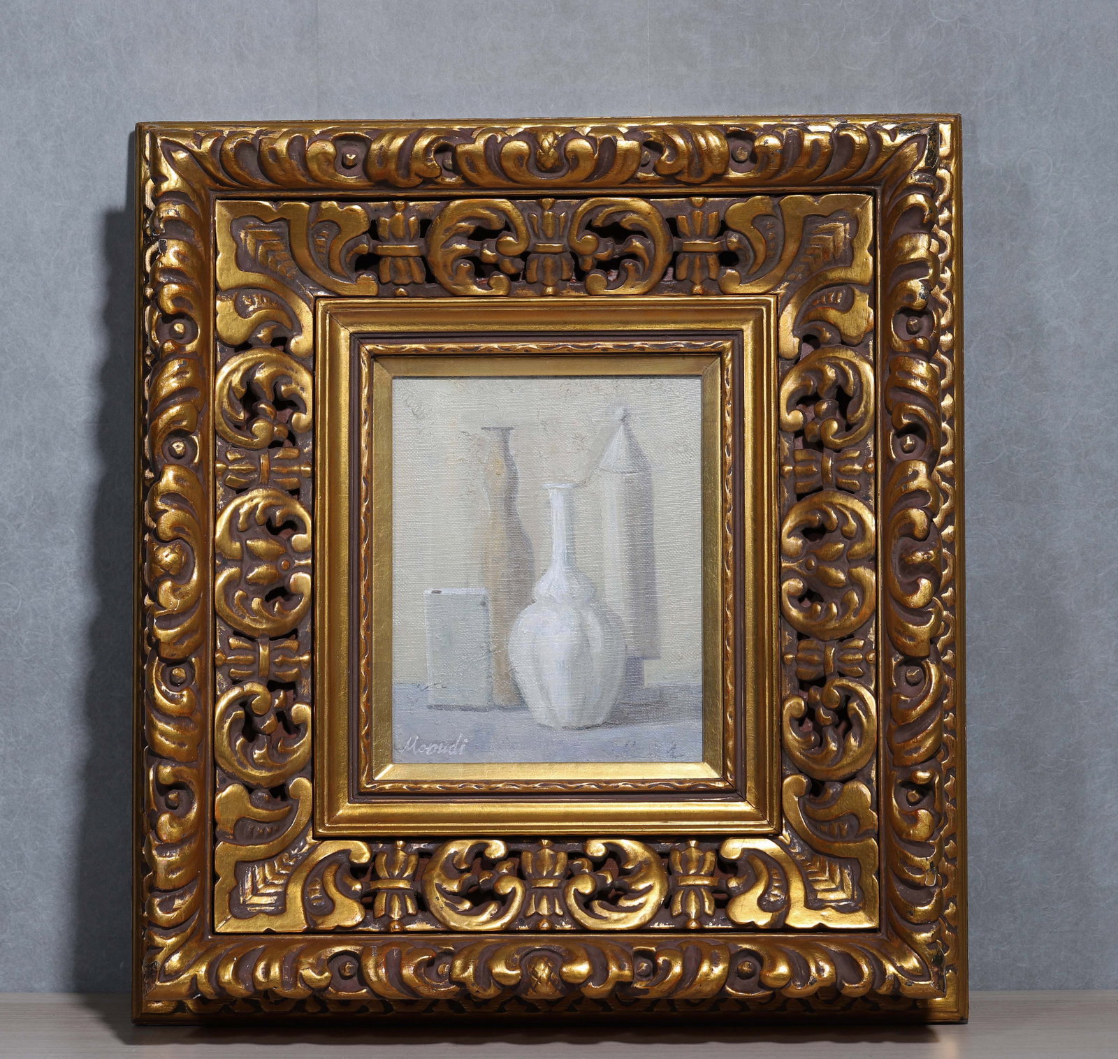 Giorgio morandi,1890-1964,attributed to, oil on canvas (1 of 7)
