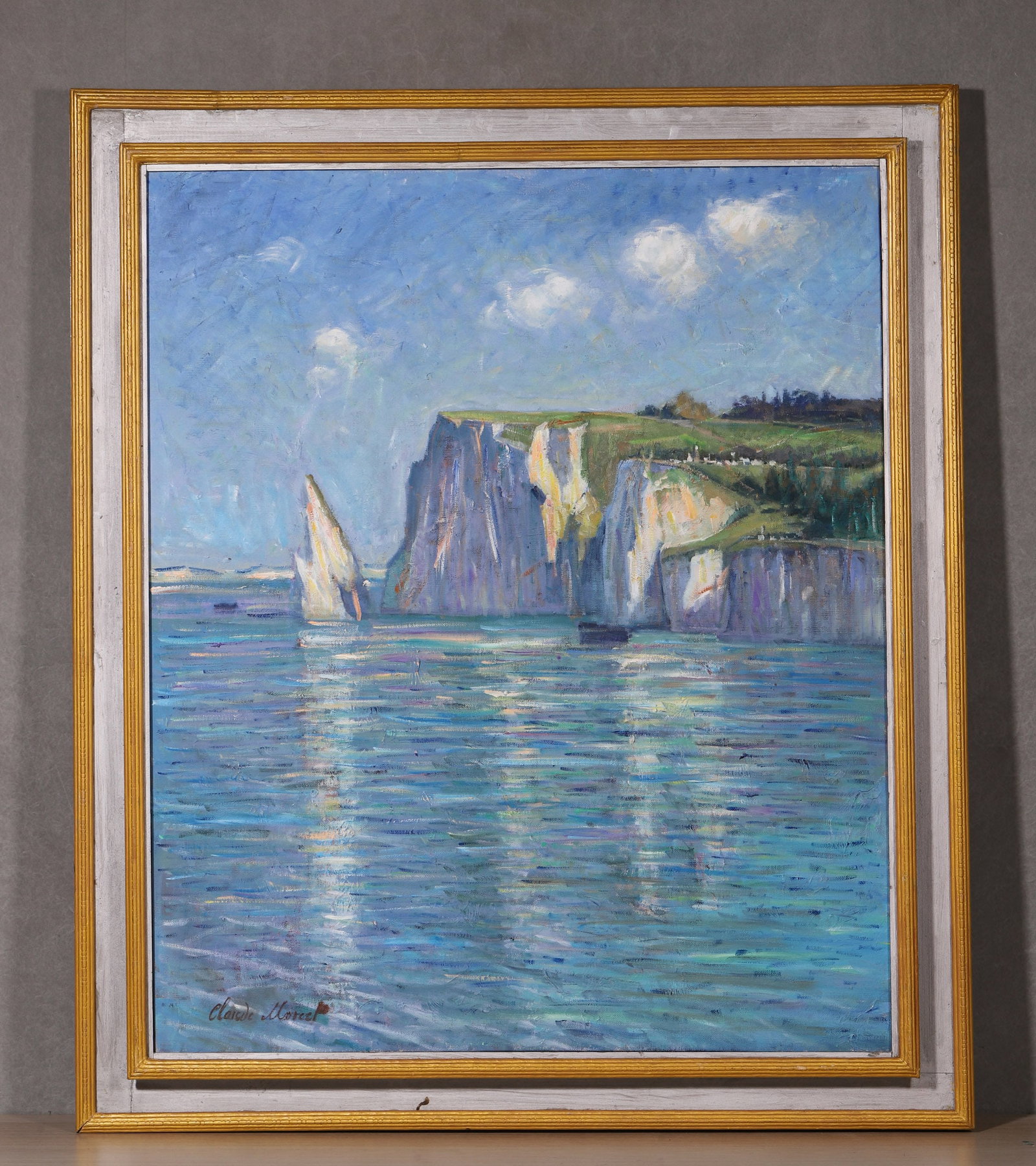 CLAUDE MONET,1840-1926,ATTRIBUTED TO, OIL ON CANVAS: L 80.0cm (31.5 in); L 66.0cm (25.98 in); W 68.0cm (26.77 in); W 56.0cm (22.05 in)
