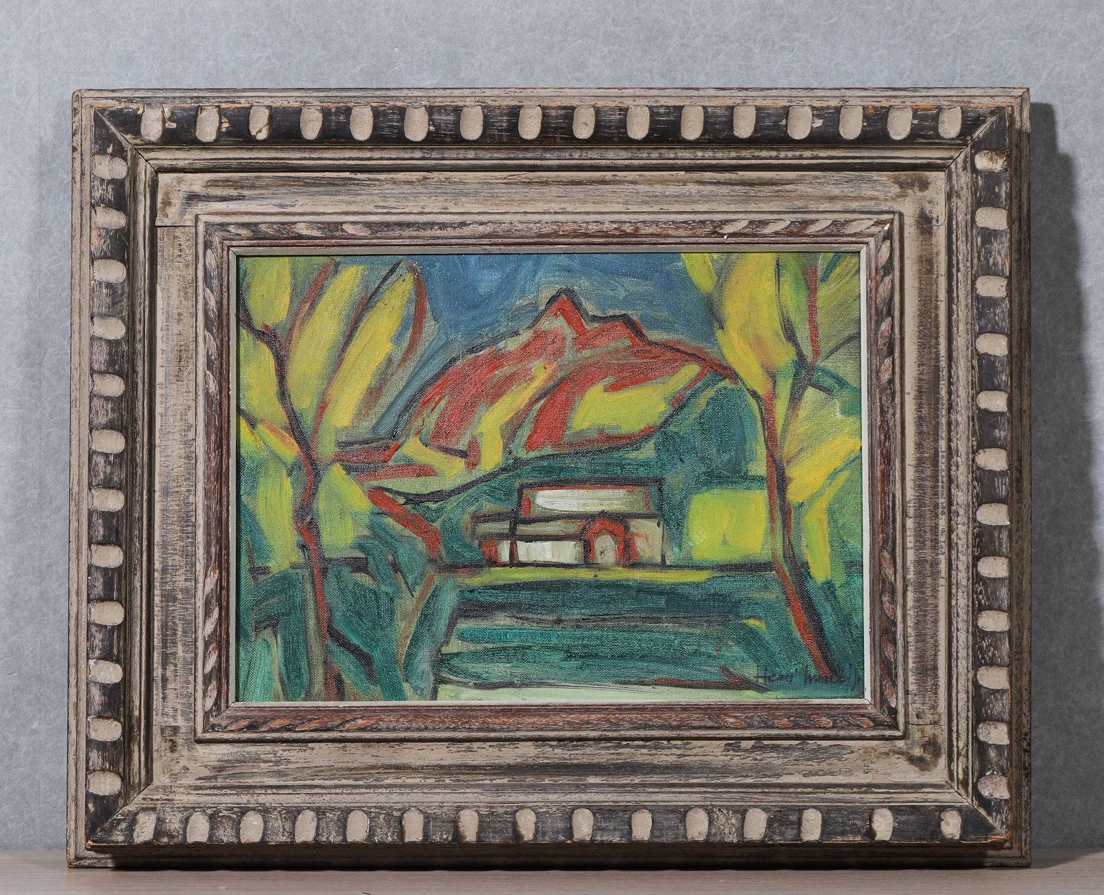 HENRI MATISSE (1869-1954), FRENCH, ATTRIBUTED TO , OIL ON CANVAS: L 49.0cm (19.29 in); L 32.0cm (12.6 in); W 40.0cm (15.75 in); W 22.0cm (8.66 in)