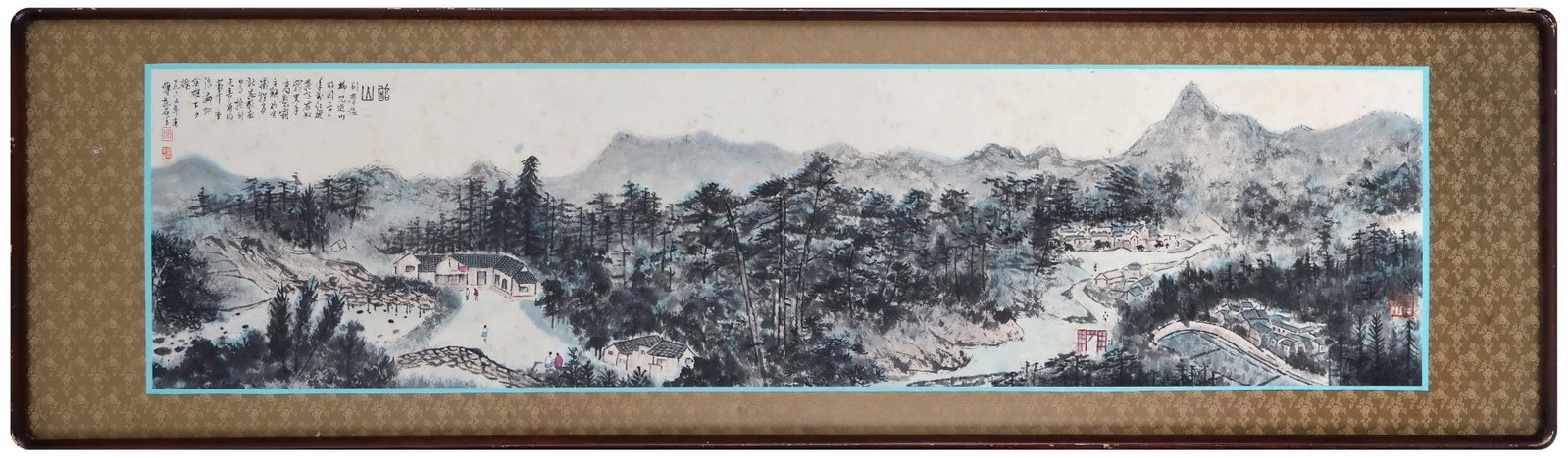 SHAOSHAN LANDSCAPE BY FU BAOSHI, 1964, FRAMED (1 of 12)