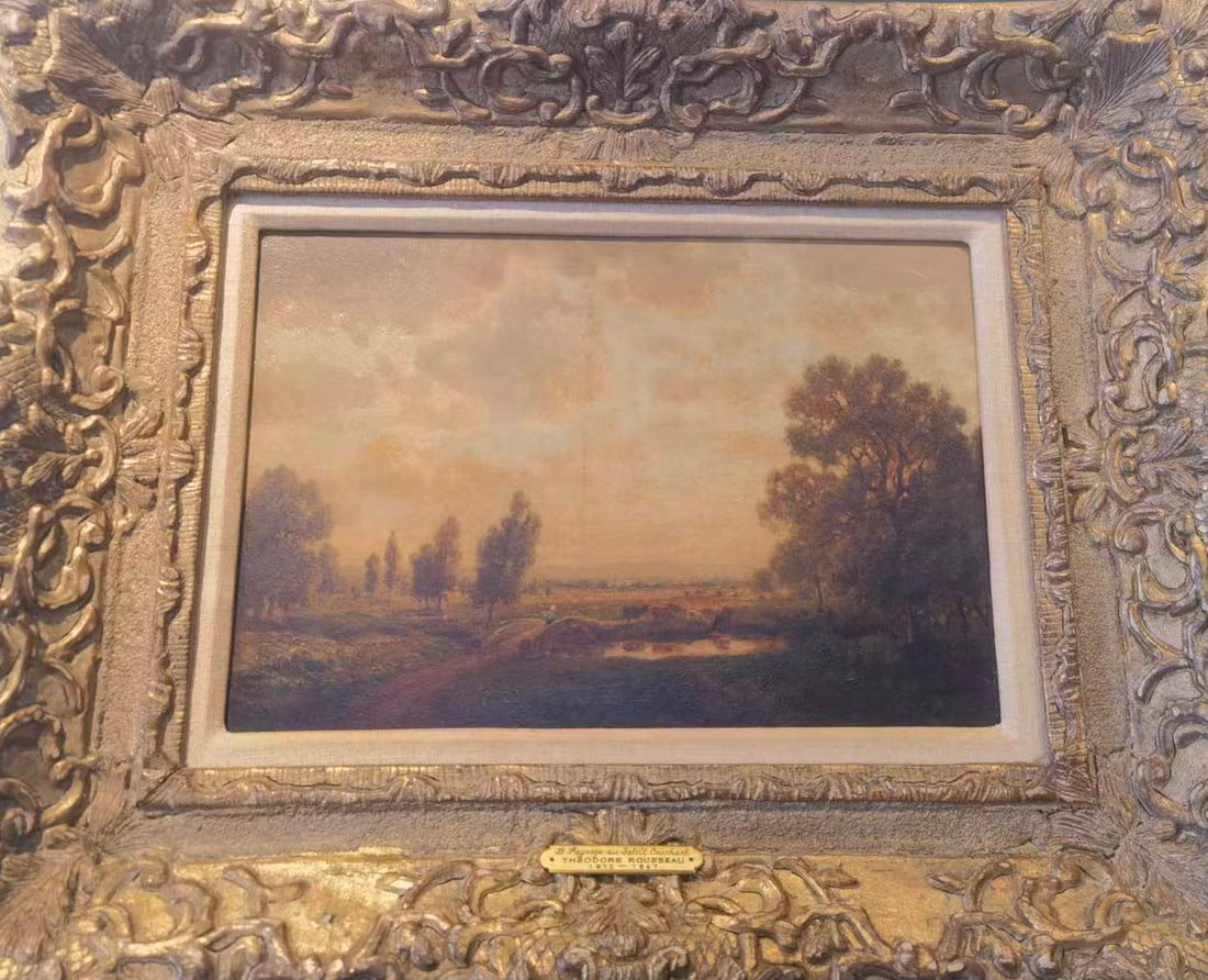 THEODORE ROUSSEAU 1812-1867 FRENCH (1 of 9)