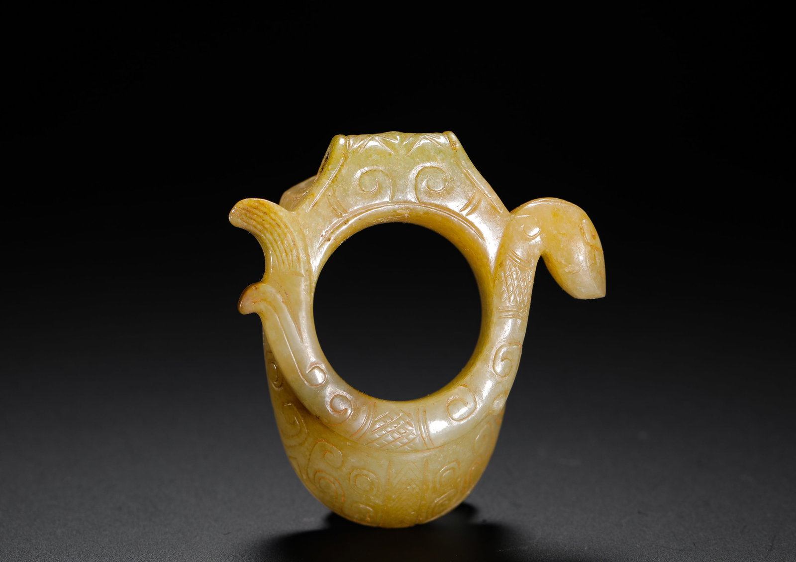 Archer’s Ring, Jade, Warring States Period (1 of 9)