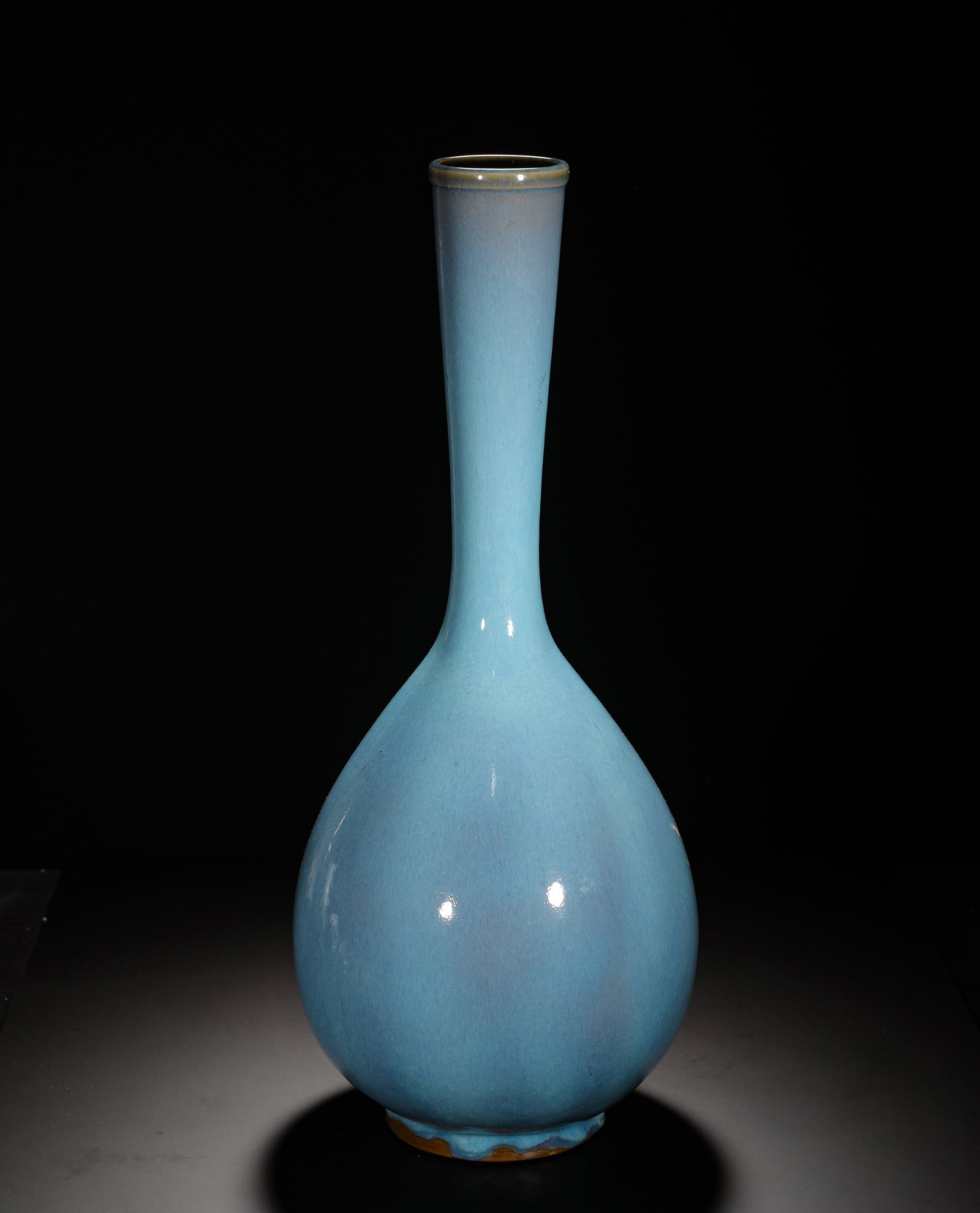 Gallbladder Flask, Sky-Blue Glaze, Jun Kiln, Song Dynasty (1 of 10)