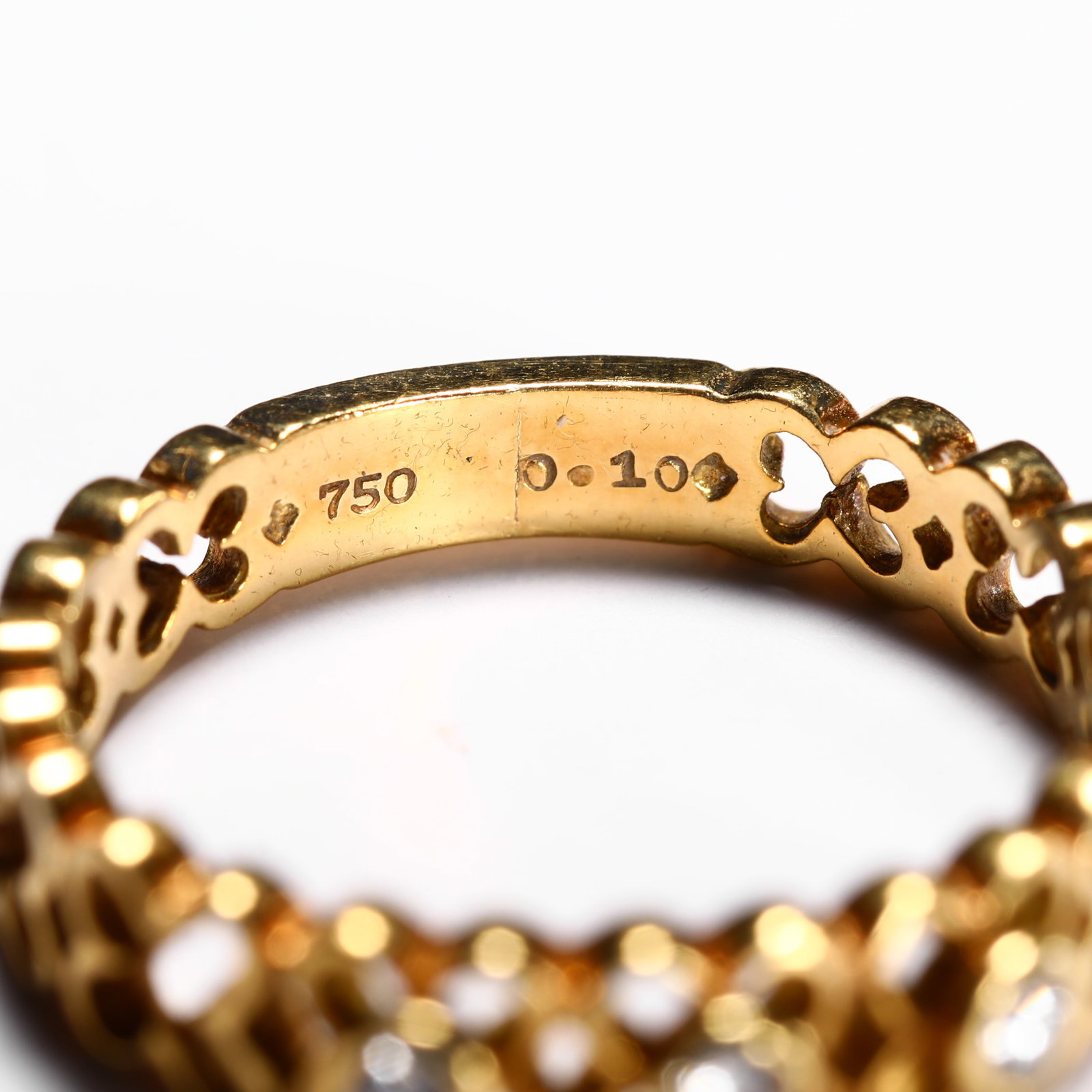 18K DIAMOND RING - 2