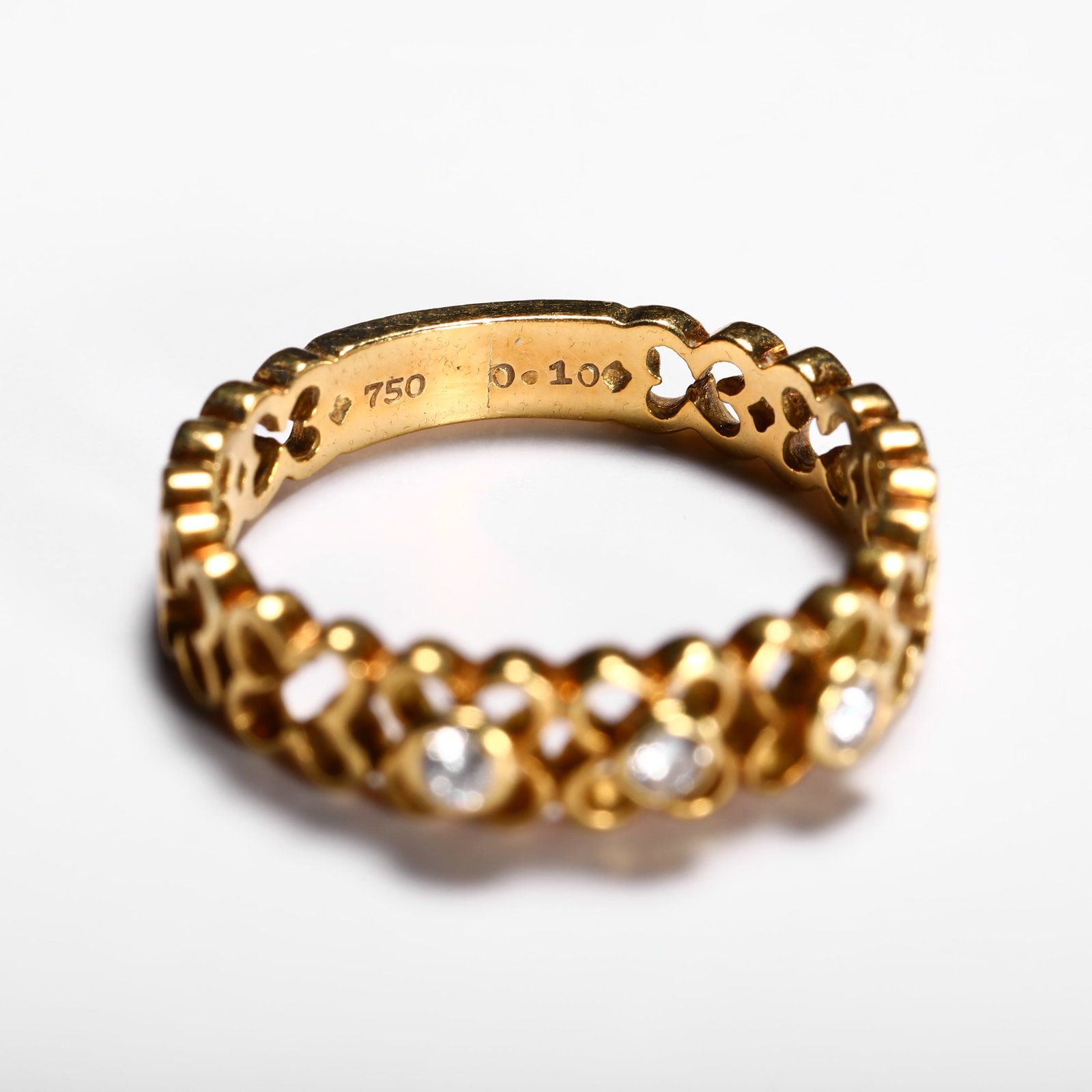 18K DIAMOND RING - 7