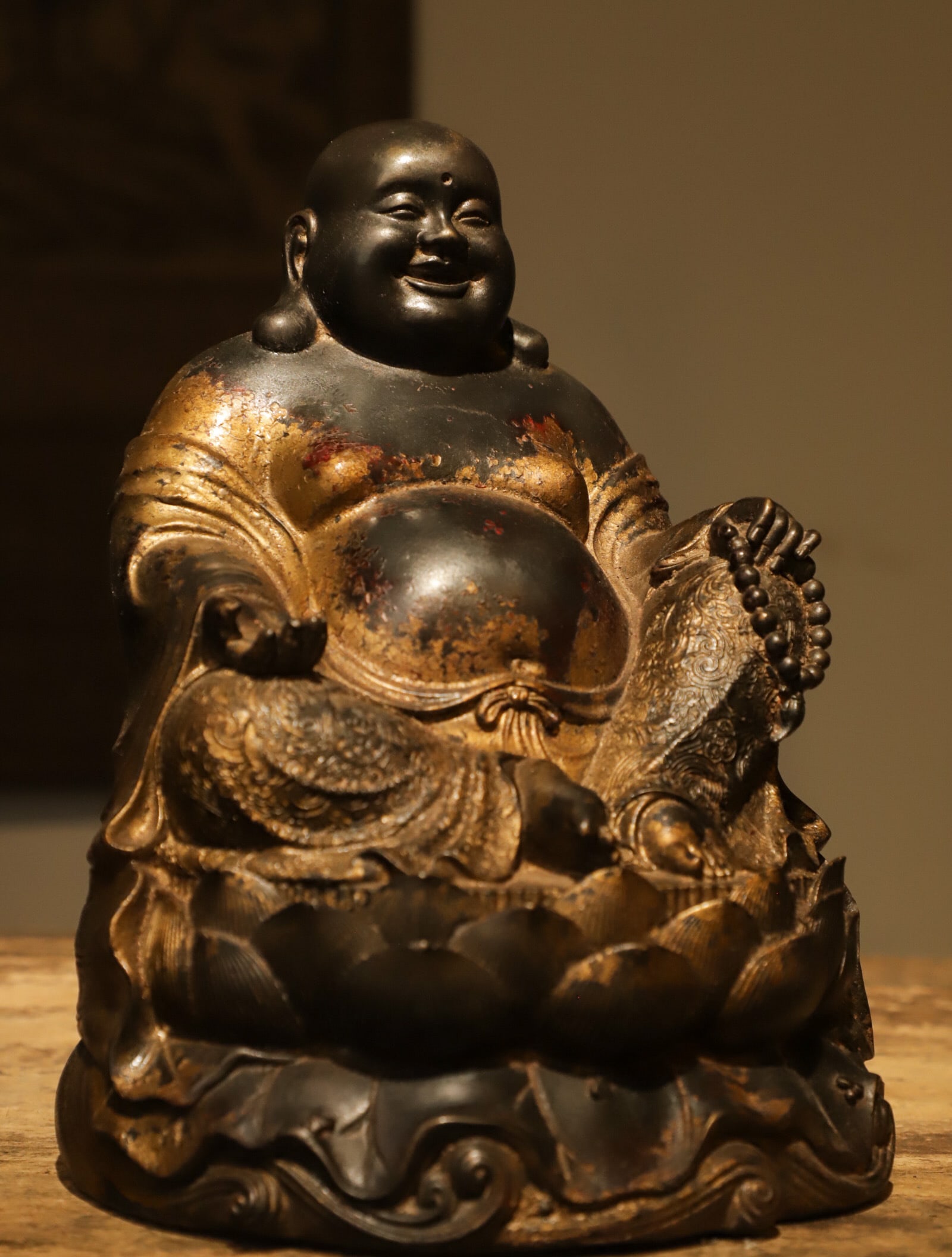 QING DYNASTY, LAUGHING BUDDHA, BIG BELLIED MAITREYA BUDDHA (1 of 9)