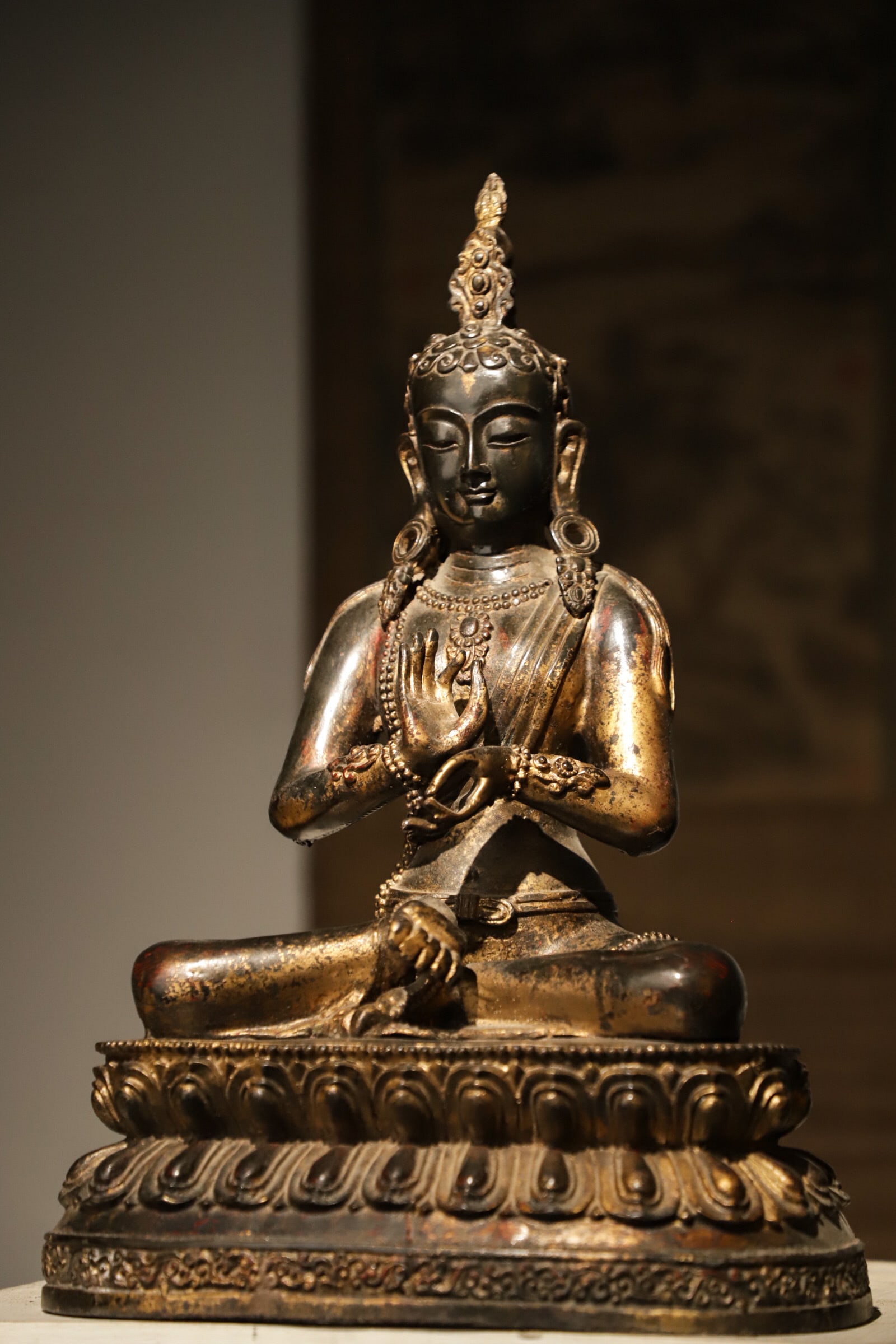 QING DYNASTY, GILDED BRONZE BUDDHA STATUES (1 of 9)