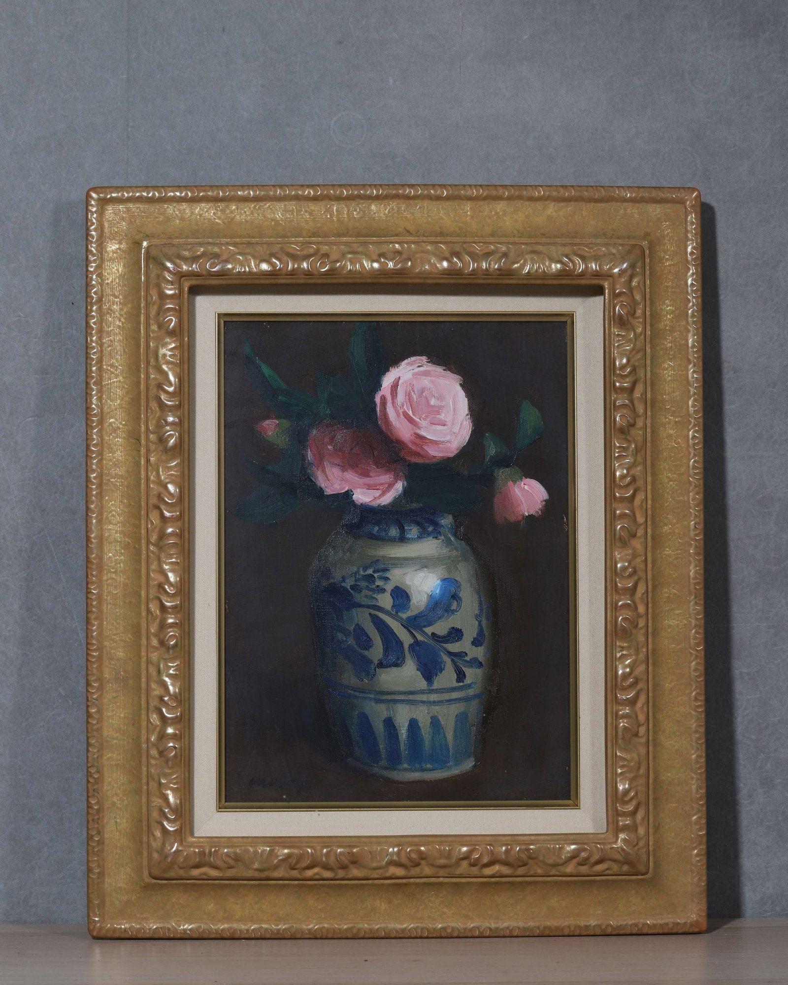 Samuel John Peploe (Scottish, 1871-1935), in the manner of, Oil on Canvas: The work retains original canvas and period frame with natural signs of age. The painting surface is clean and stable, without visible tear, hole, heavy craquelure or restoration. The overall