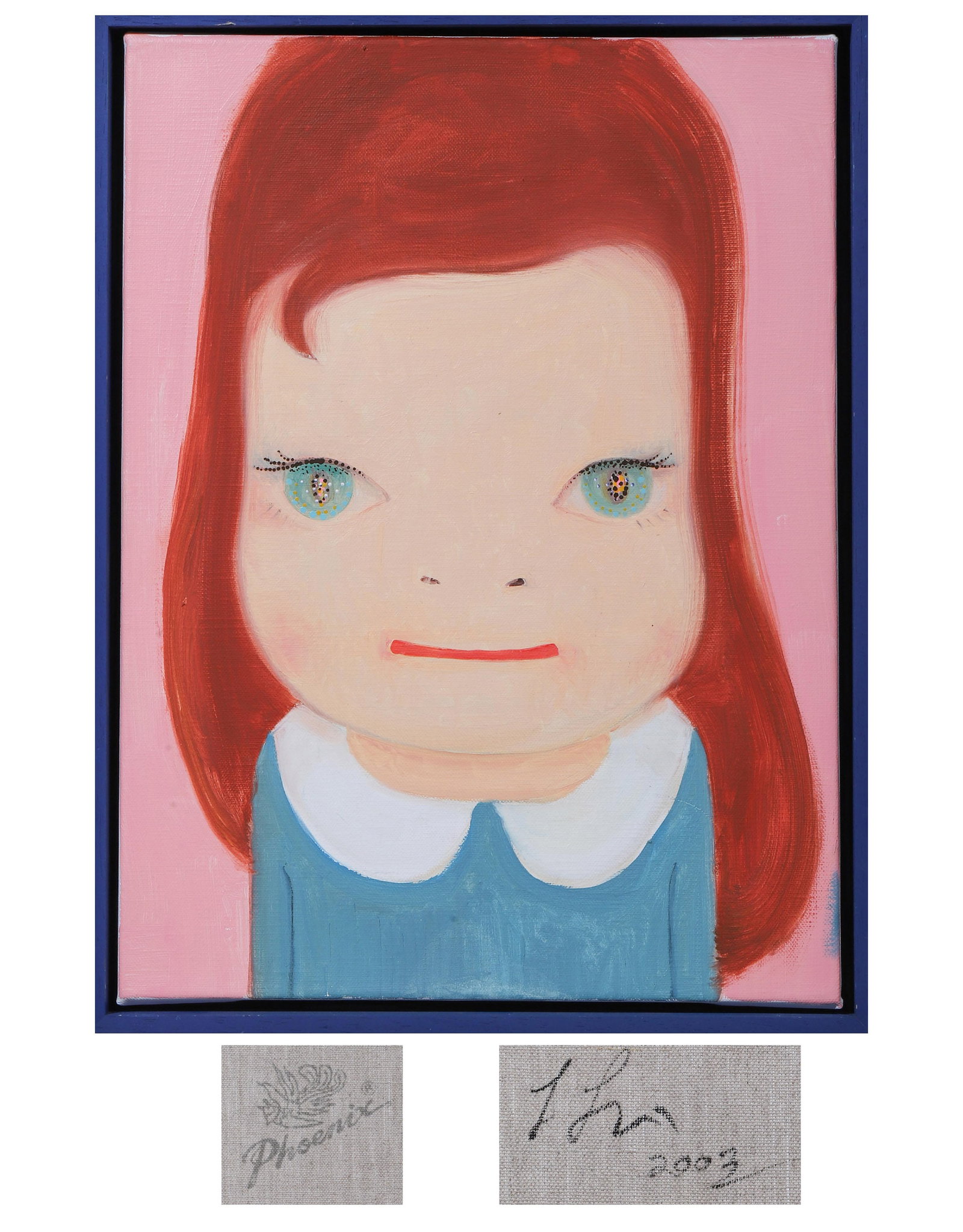 Yoshitomo Nara (Japanese, b. 1959), in the manner of, Oil on Canvas (1 of 8)