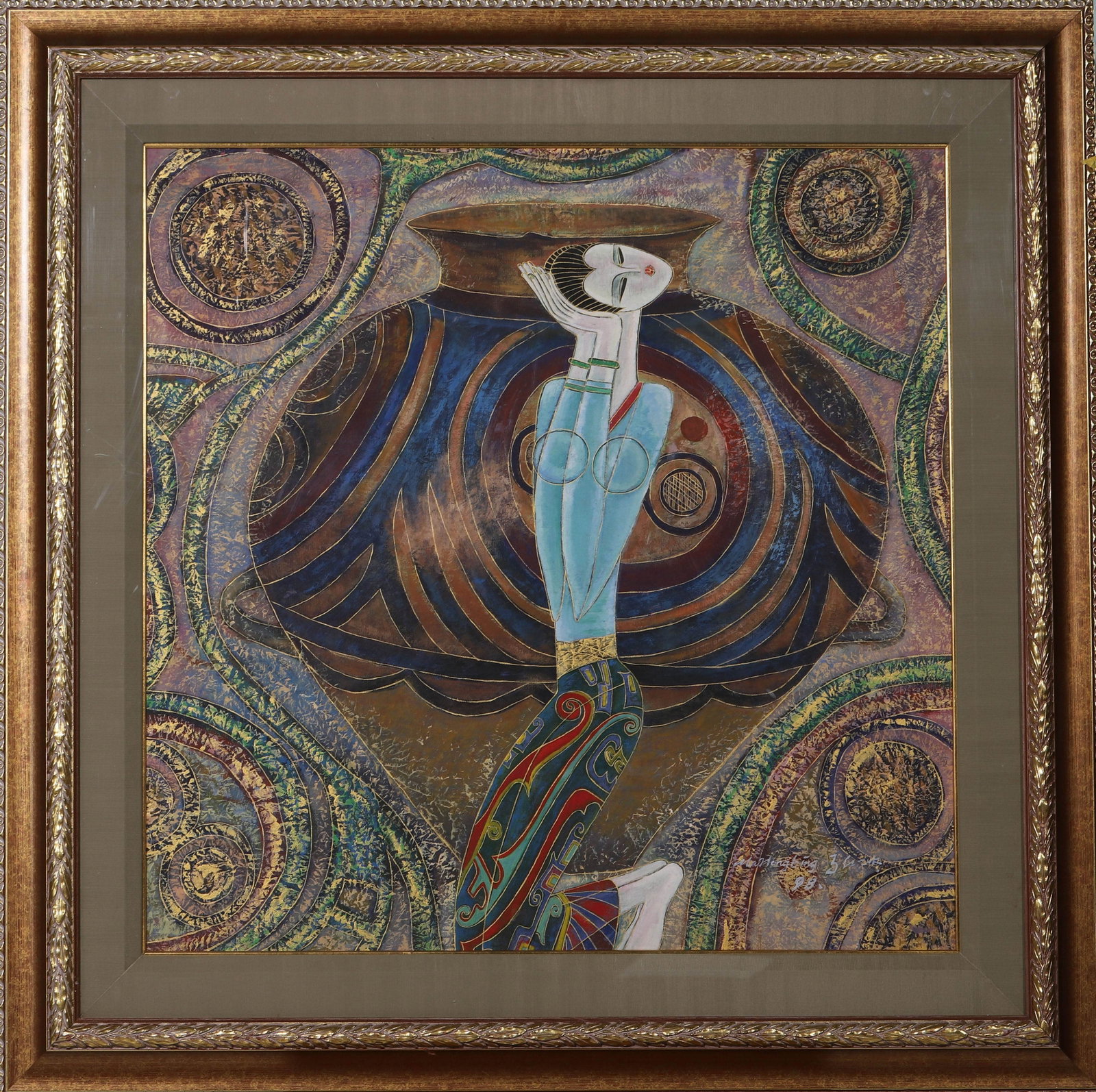 Ma Hongbing (Chinese, b. 1967), Oil on Canvas, in the manner of (1 of 7)