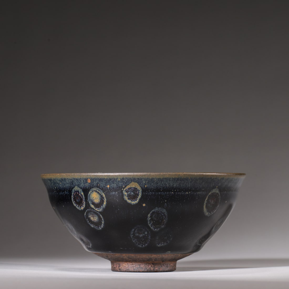 Song Dynasty, Jianyao Kiln "Yao Bian" Tenmoku Tea Bowl (1 of 8)