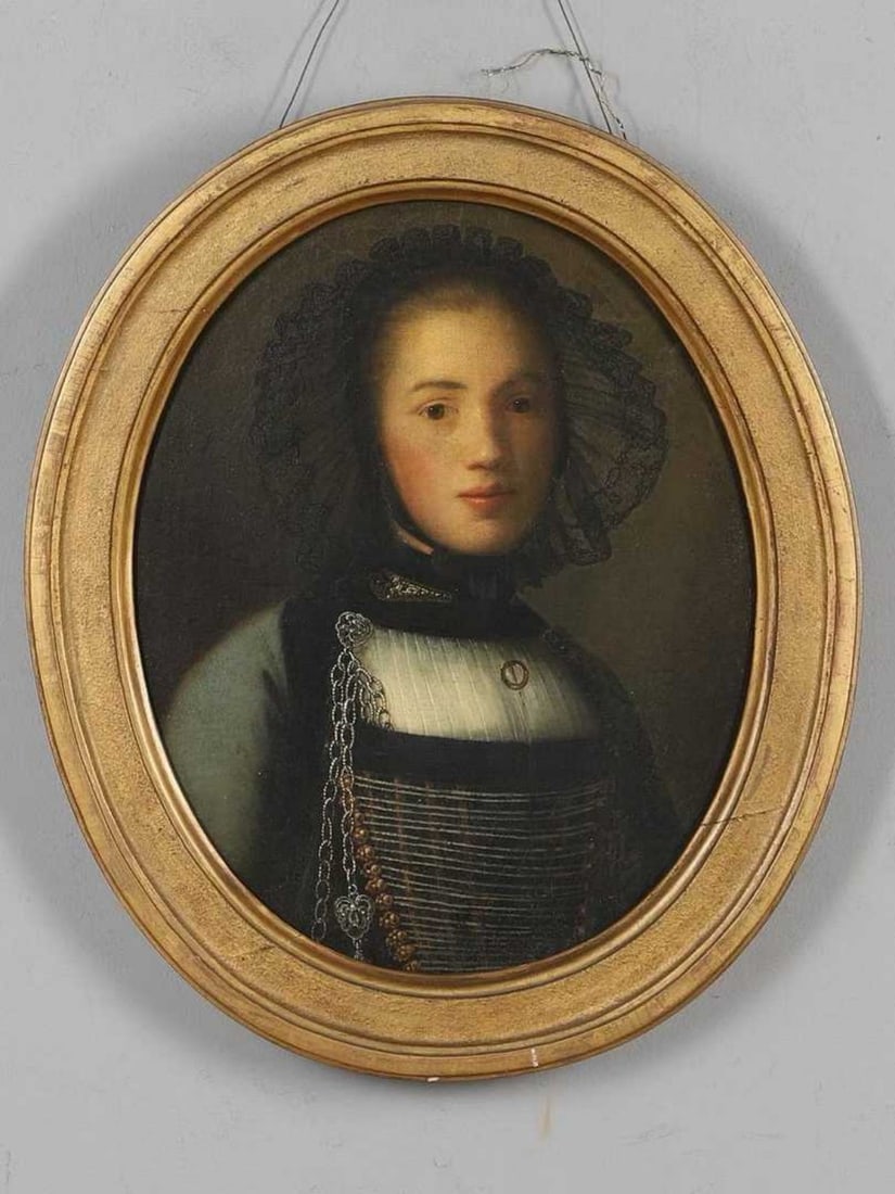 19th-Century European, Classical Portrait Oil Painting (1 of 4)