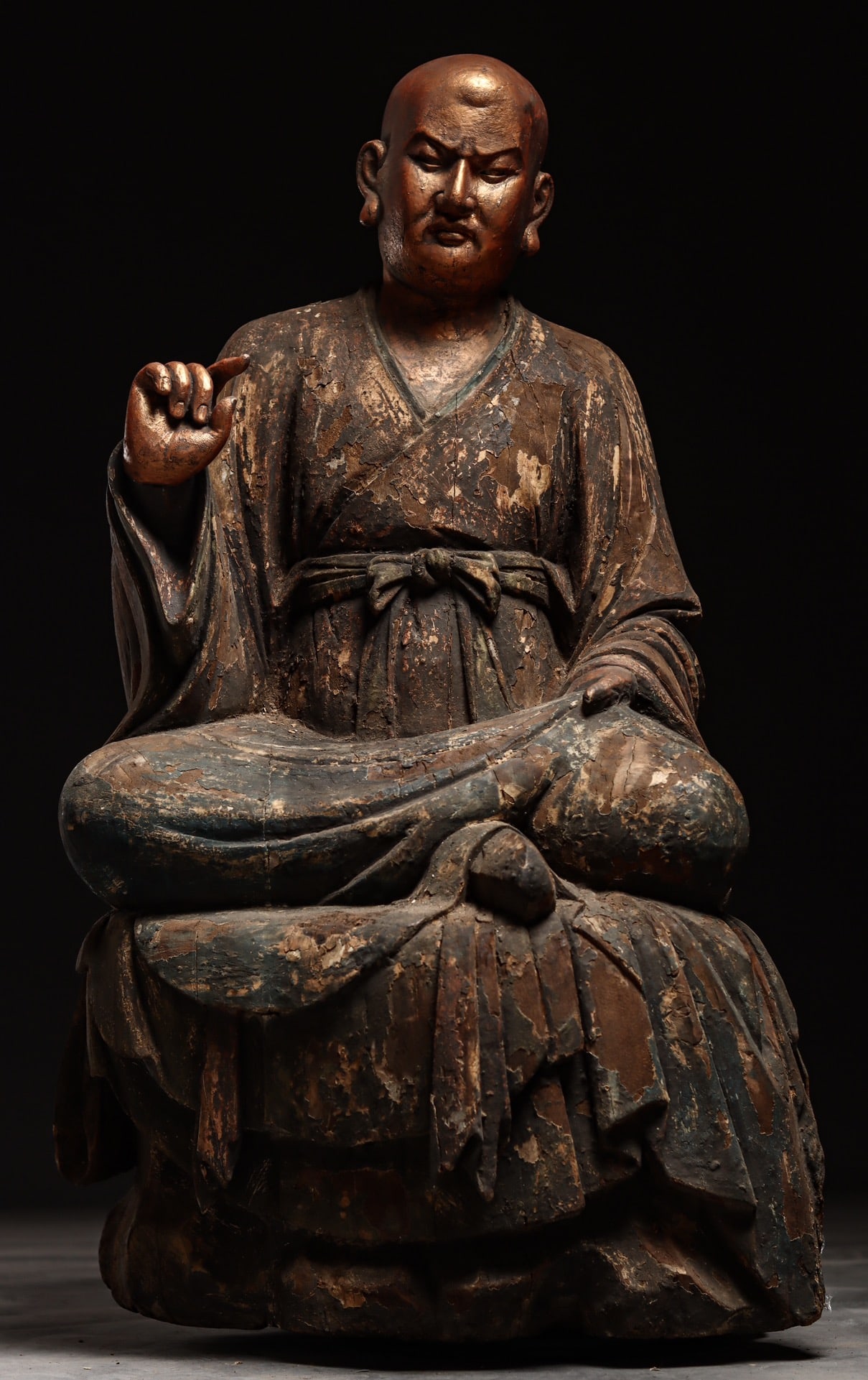 Ming Dynasty, Woodcarving Arhats (1 of 9)