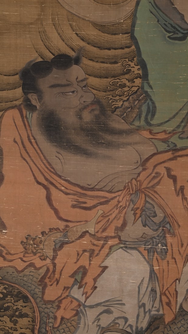 Ming Dynasty, Anonymous Figure Standing Scroll - 4