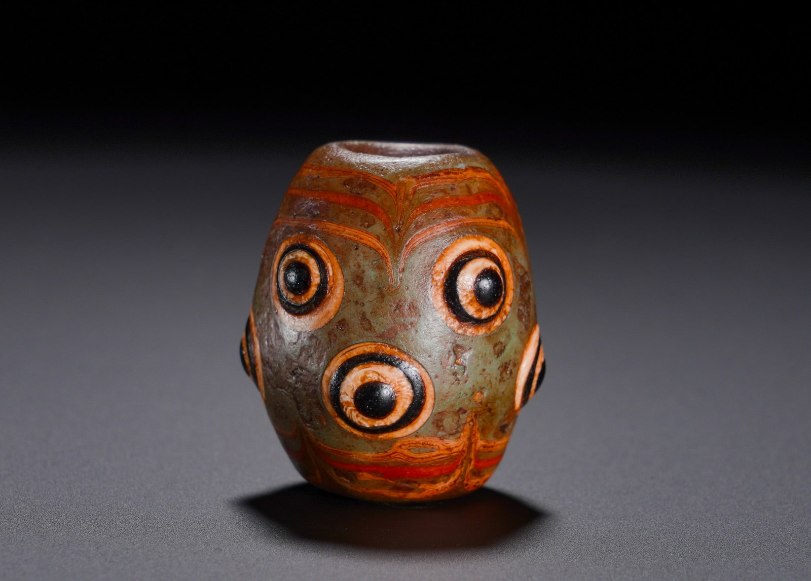 Ancient Glass Dragonfly Eye Beads (1 of 8)