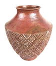 Arturo Angel Punzo.  Copper Vase #2 with Award Winning. Michoacan, Mexico.