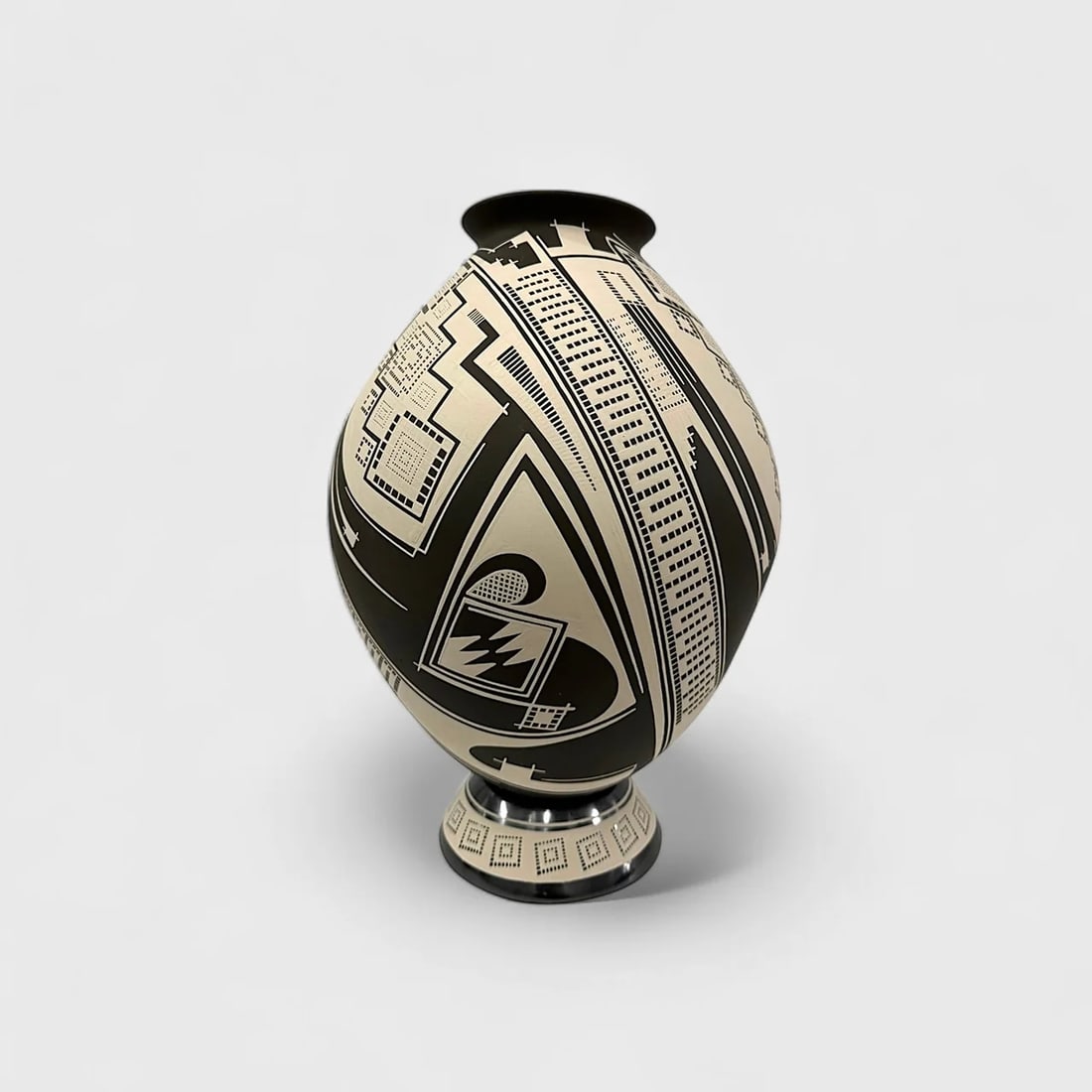 "Desert Echo" Hand-coiled Ceramic Vase (1 of 3)