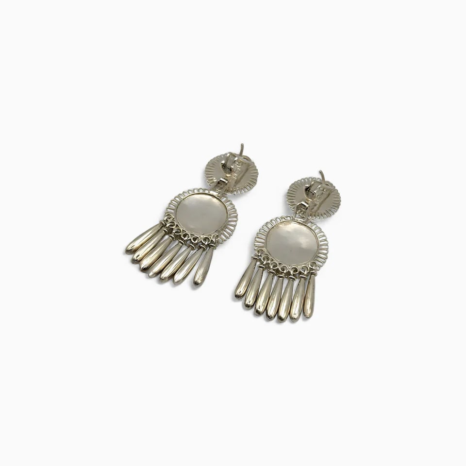 "Echo Shields" Turquoise Earrings - 2