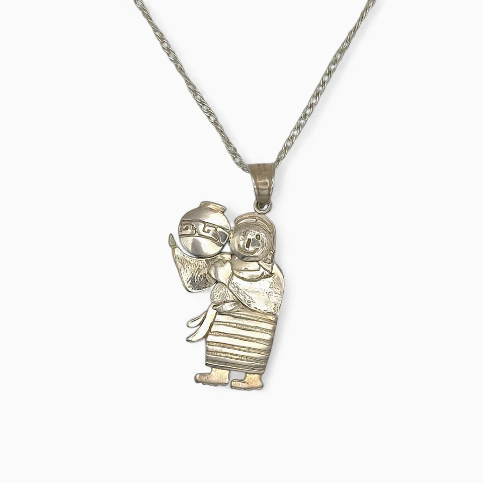 "Water Bearer" Mexican Pendant (1 of 1)