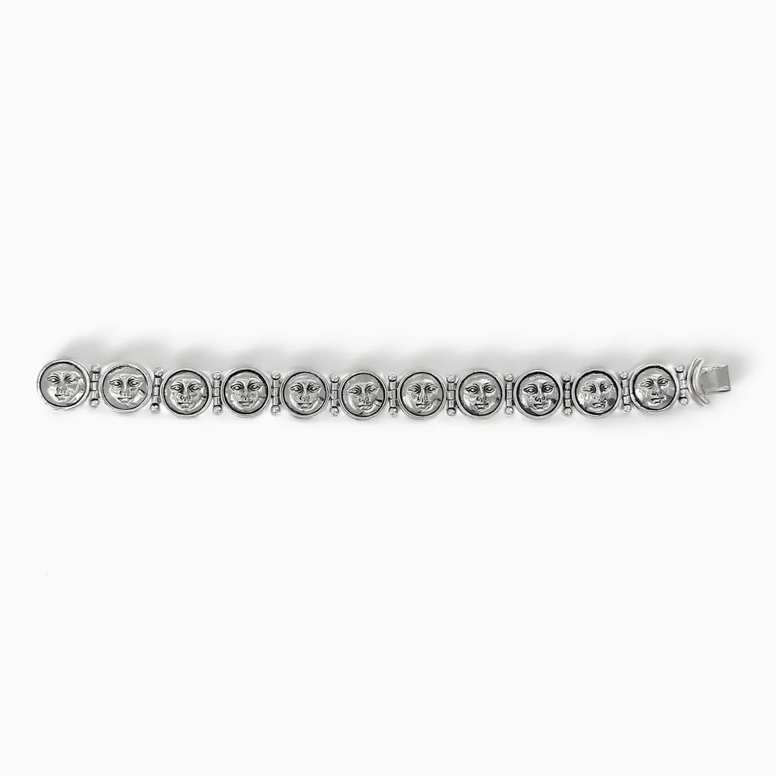 "Orbit of Thirteen Suns: The Cairo’s Sun" Silver Bracelet (1 of 2)