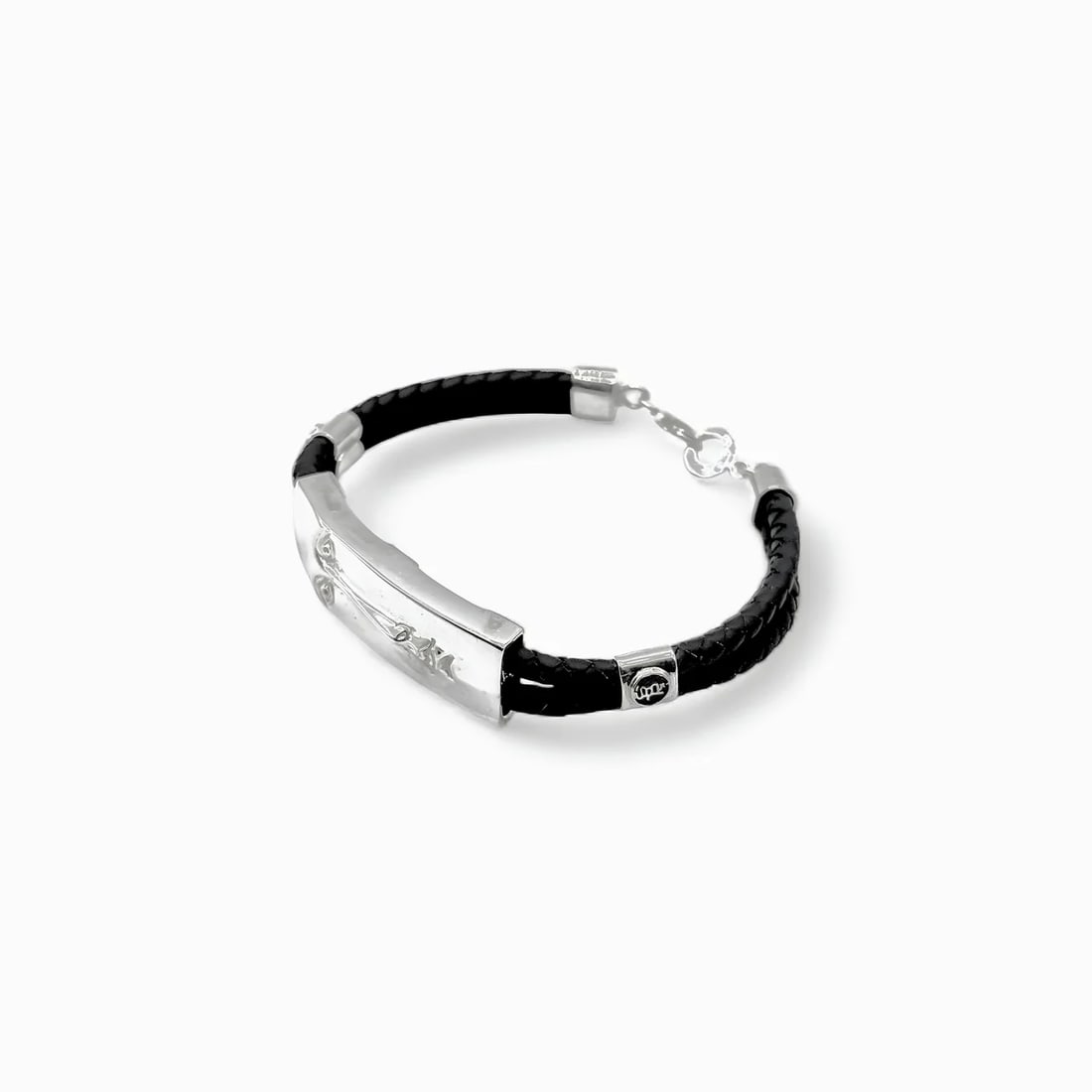 "Almuñecar Echo: The Dual Strand" Silver Bracelet (1 of 3)