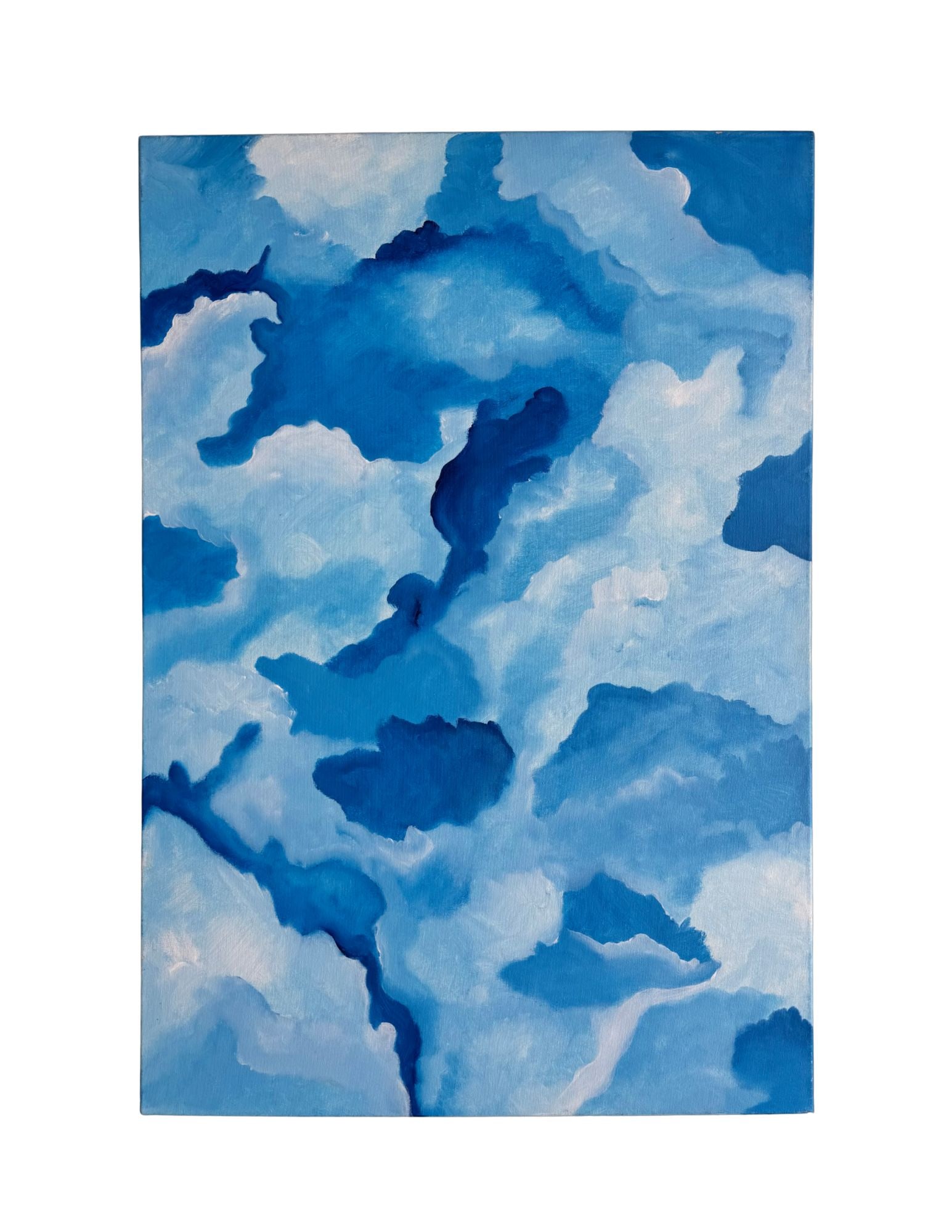 "Cloud Series - #7" Acrylic Painting: Viola DelgadoCloud Series - #736" x 24"2011Acrylic on canvas.Signed.