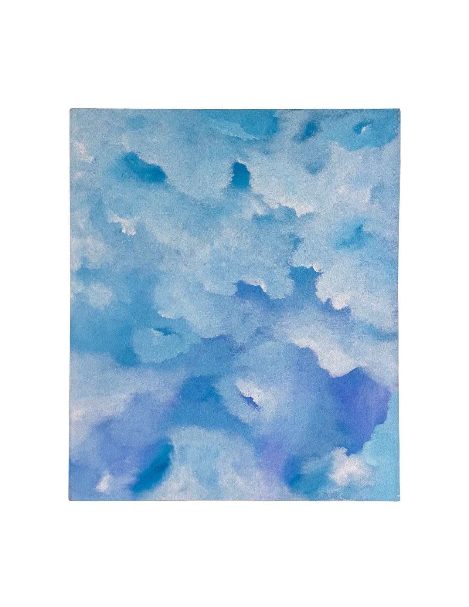 "Cloud Series - #17" Acrylic Painting: Viola DelgadoCloud Series - #1724" x 30" 2010Acrylic on canvas.Signed.
