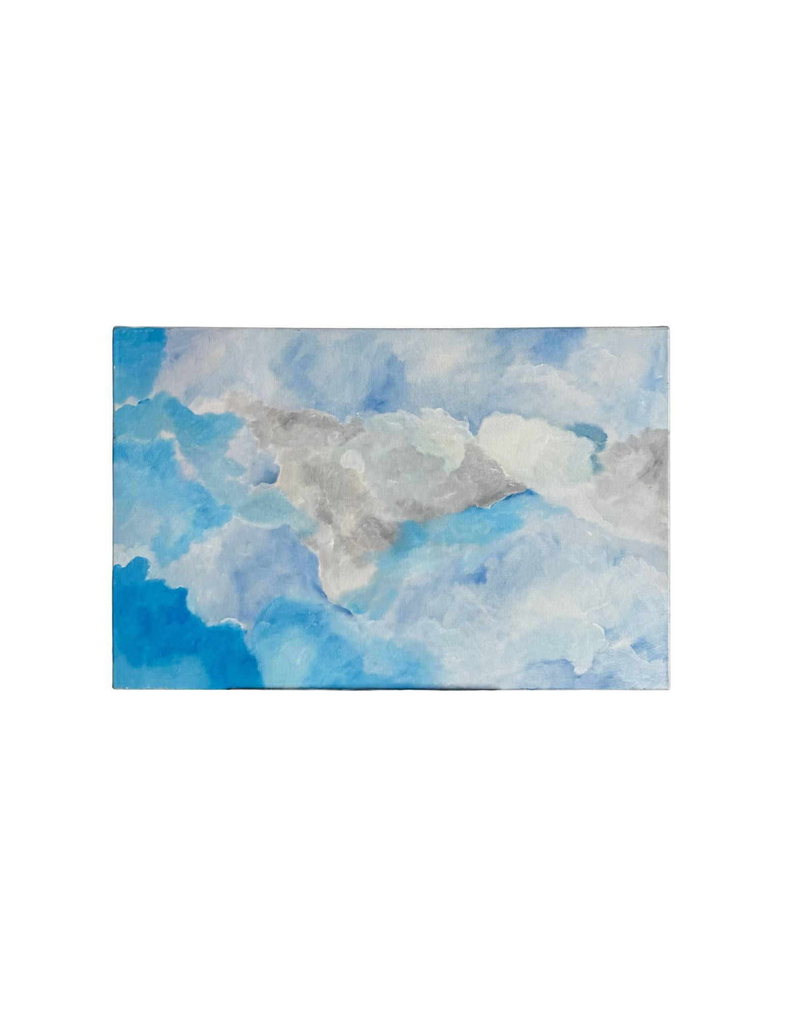 "Cloud Series - #56" Acrylic Painting: Viola DelgadoCloud Series - #5630" x 20"2010Acrylic on canvas.Signed.