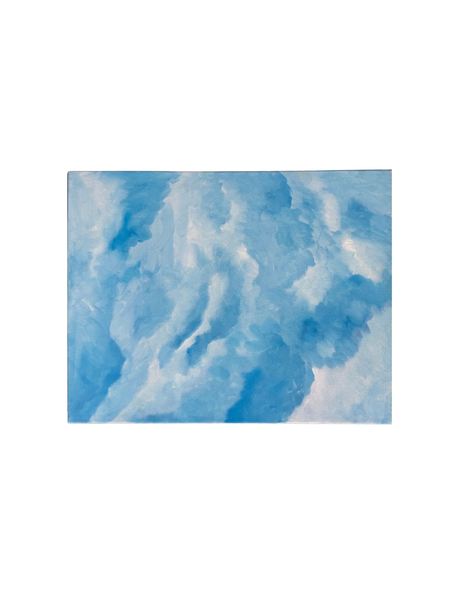 "Cloud Series - #19" Acrylic Painting: Viola DelgadoCloud Series - #1916" x 20"2012Acrylic on canvas.Signed.
