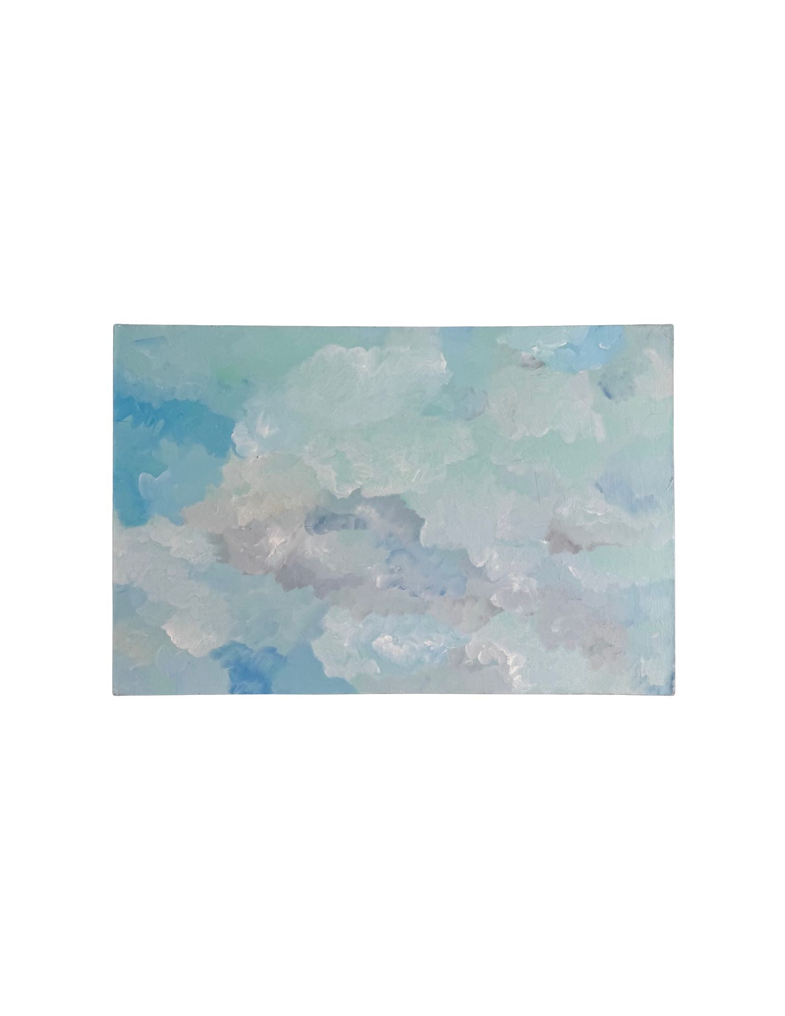 "Cloud Series - #53" Acrylic Painting: Viola DelgadoCloud Series - #5324" x 36"2010Acrylic on canvas.Signed.