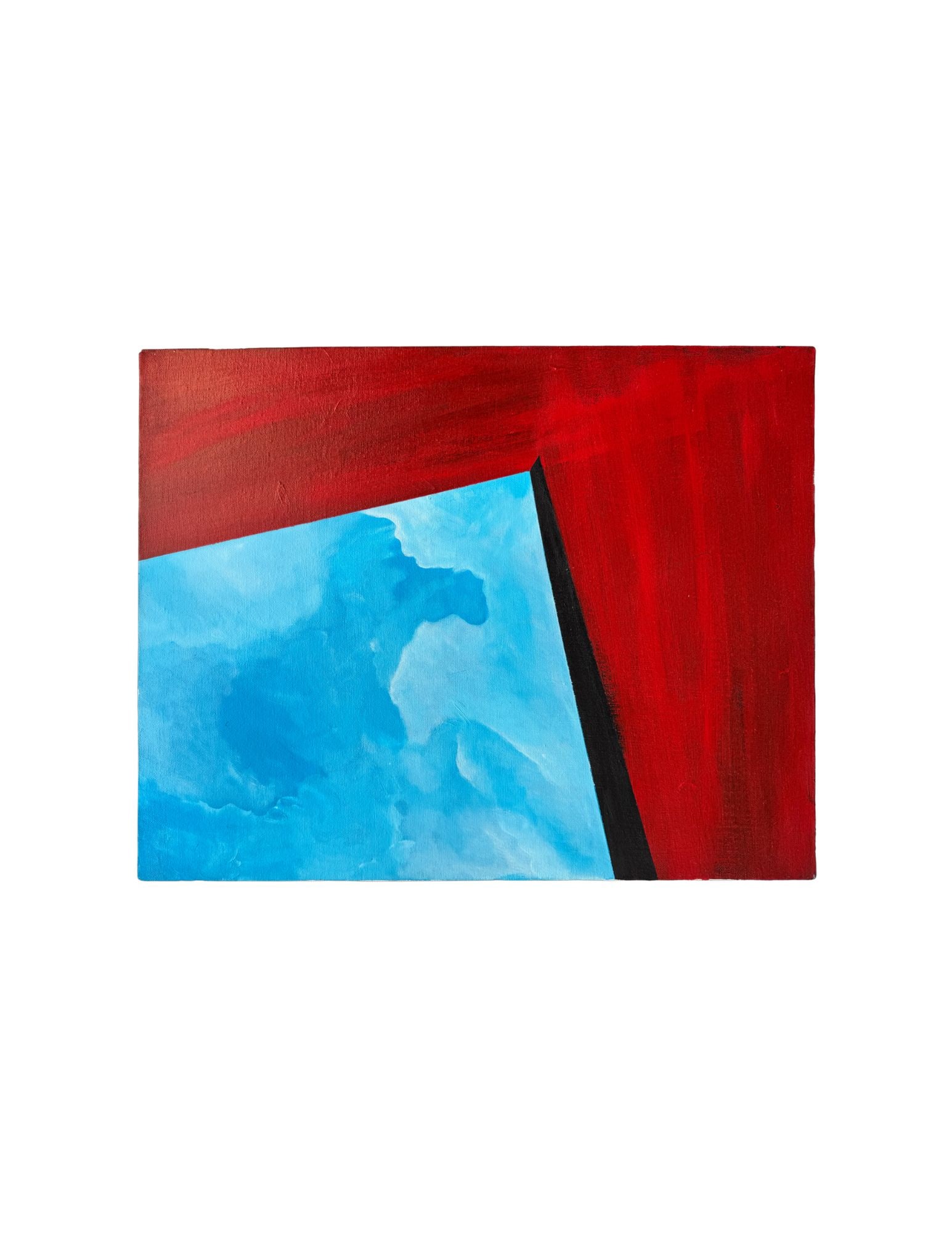 "Red Wall Series - Flight" Acrylic Painting: Viola DelgadoFlight 16" x 20"2007Acrylic on canvas.Signed.