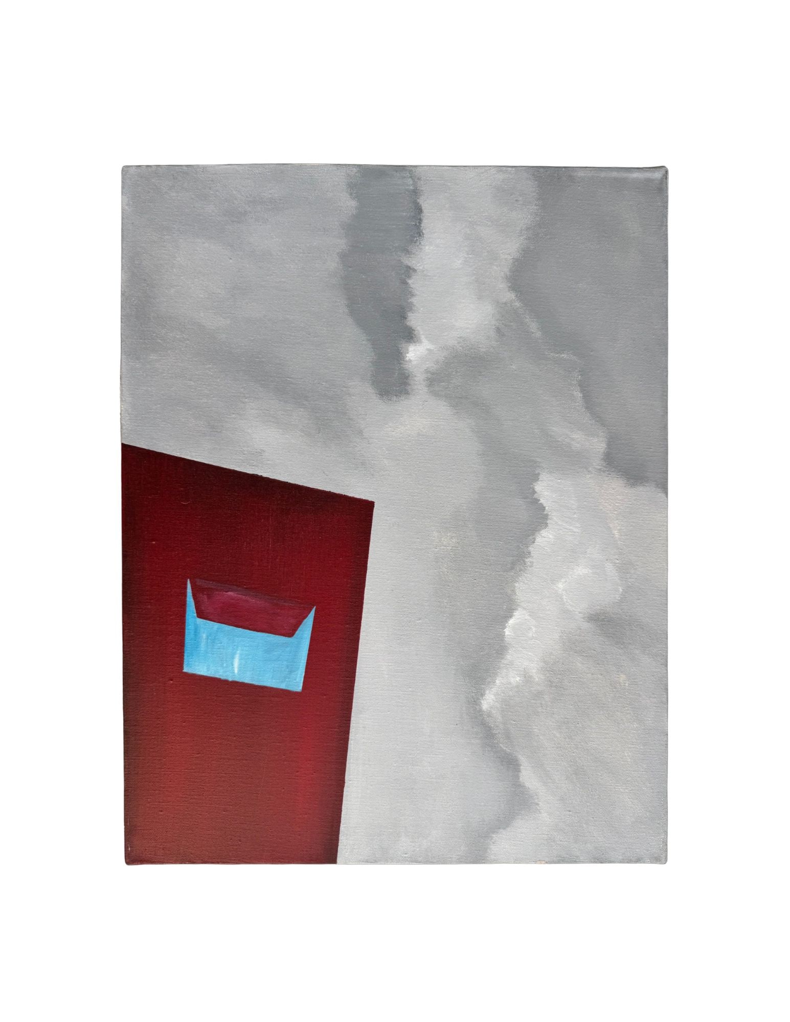 "Red Wall Series - The Thought" Acrylic Painting: Viola DelgadoThe Thought 20" x 16"2008Acrylic on canvas.Signed.