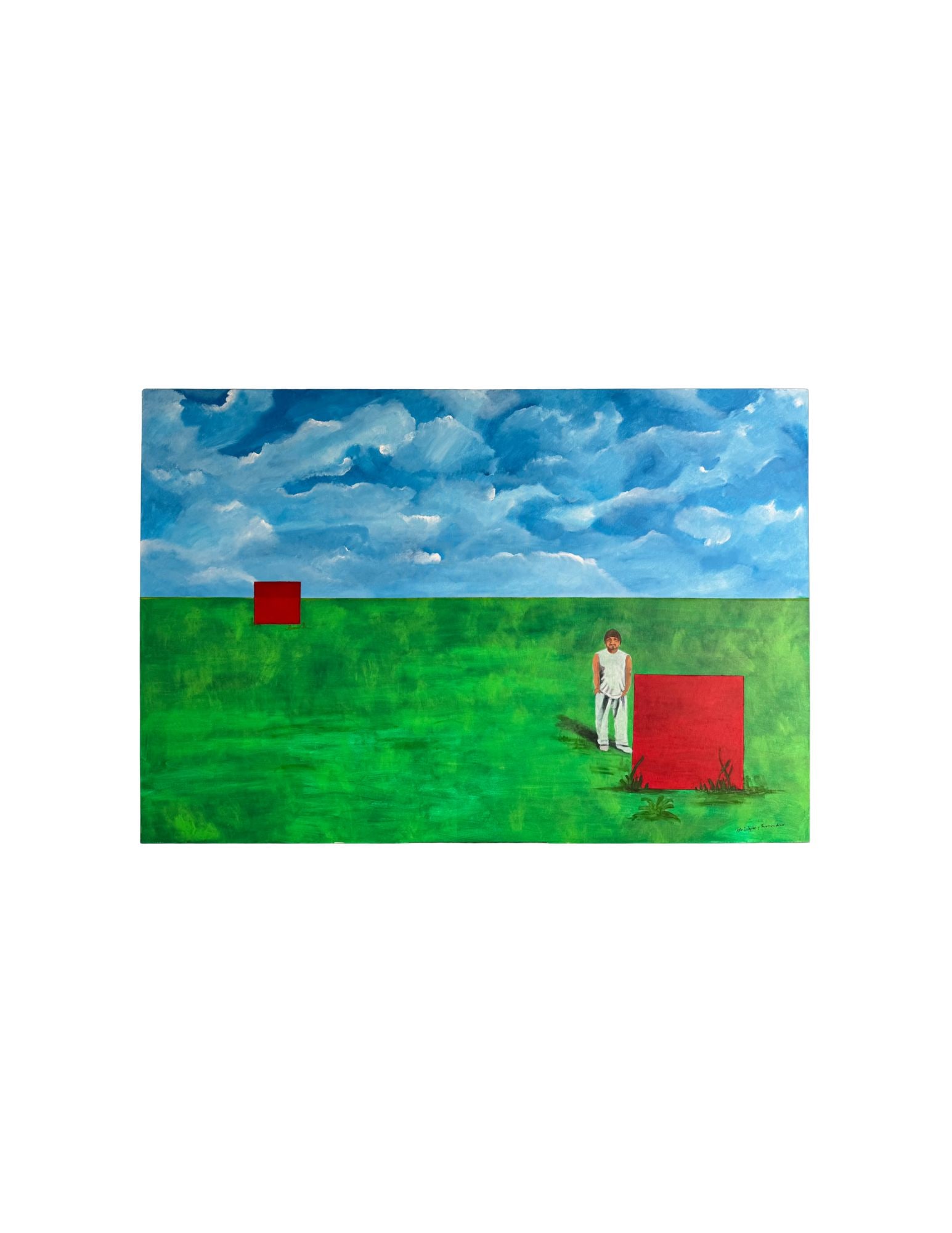 "El Vato/"Sapo"" Acrylic Painting