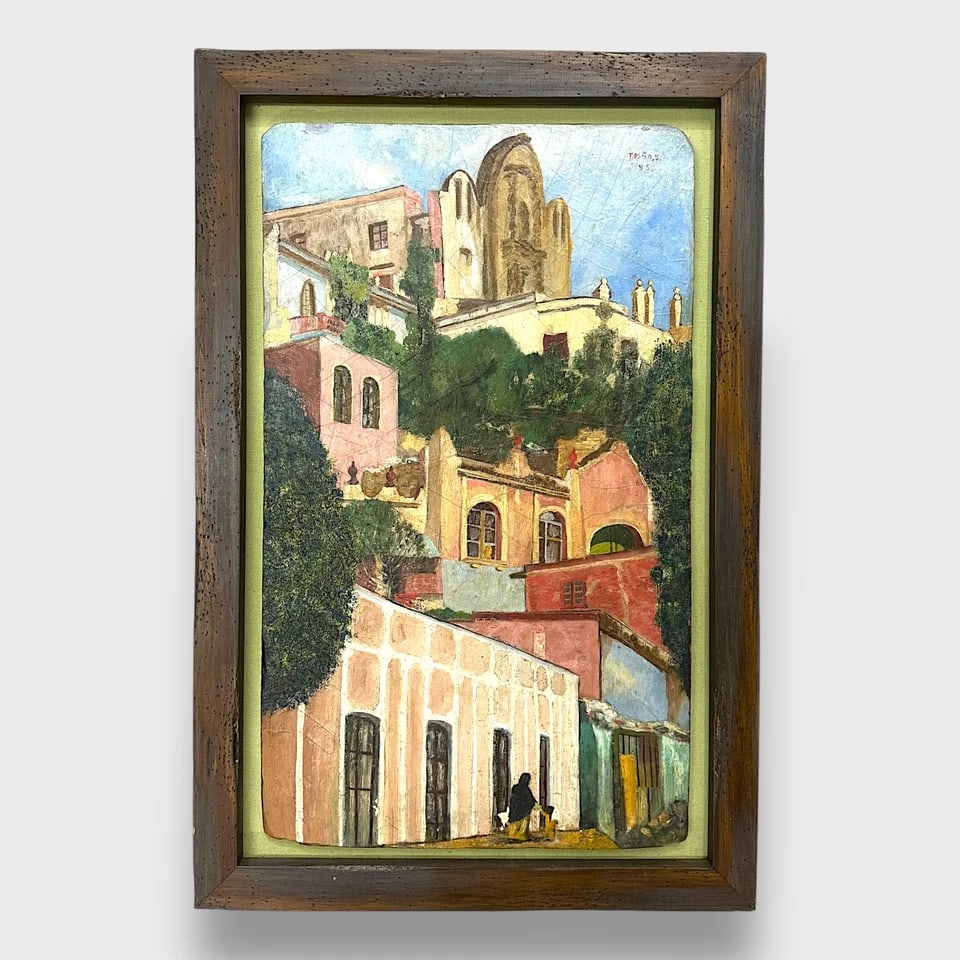 “Echoes of 1945 – Guanajuato" Oil Painting (1 of 1)