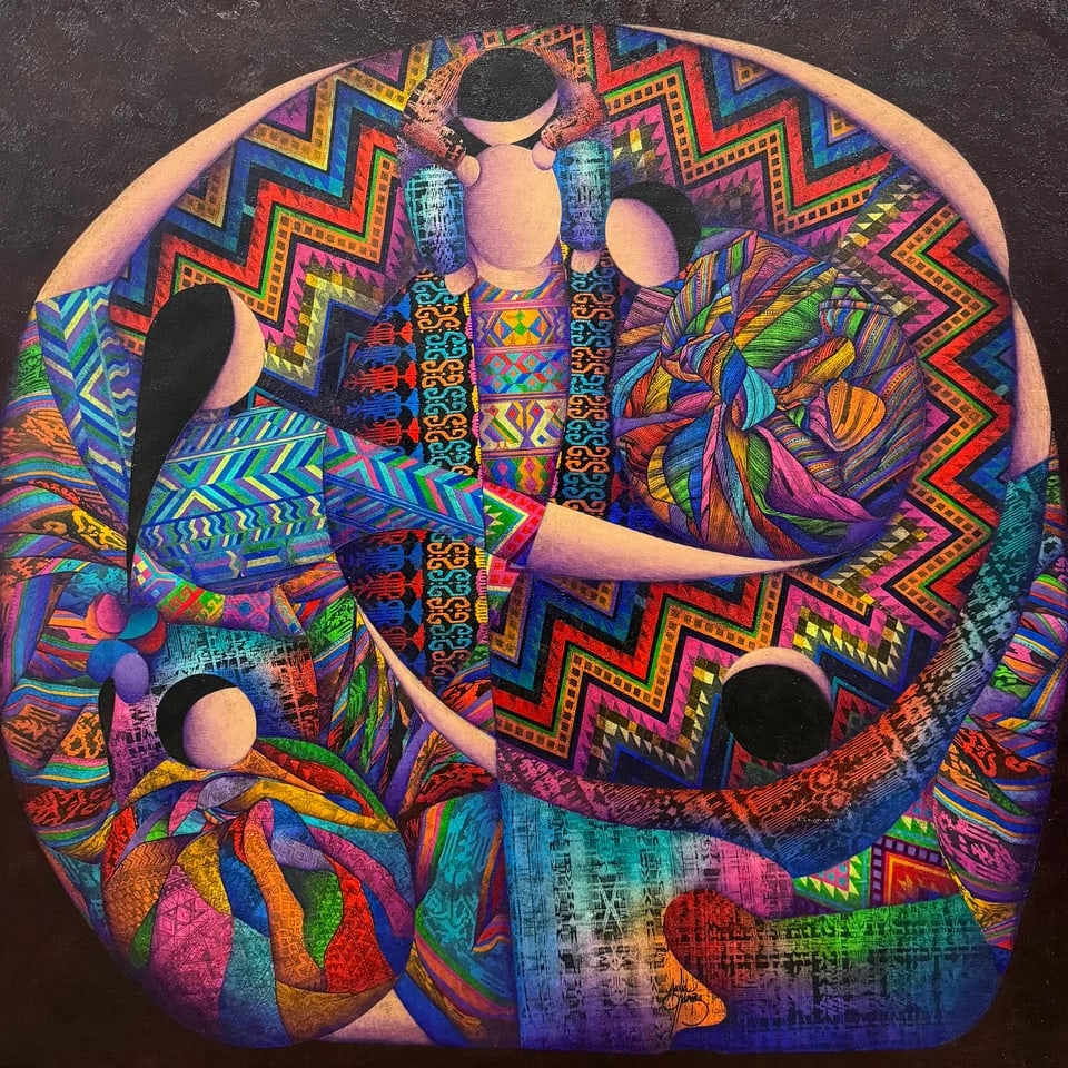 "Universal Tenderness" - Acrylic Painting (1 of 1)