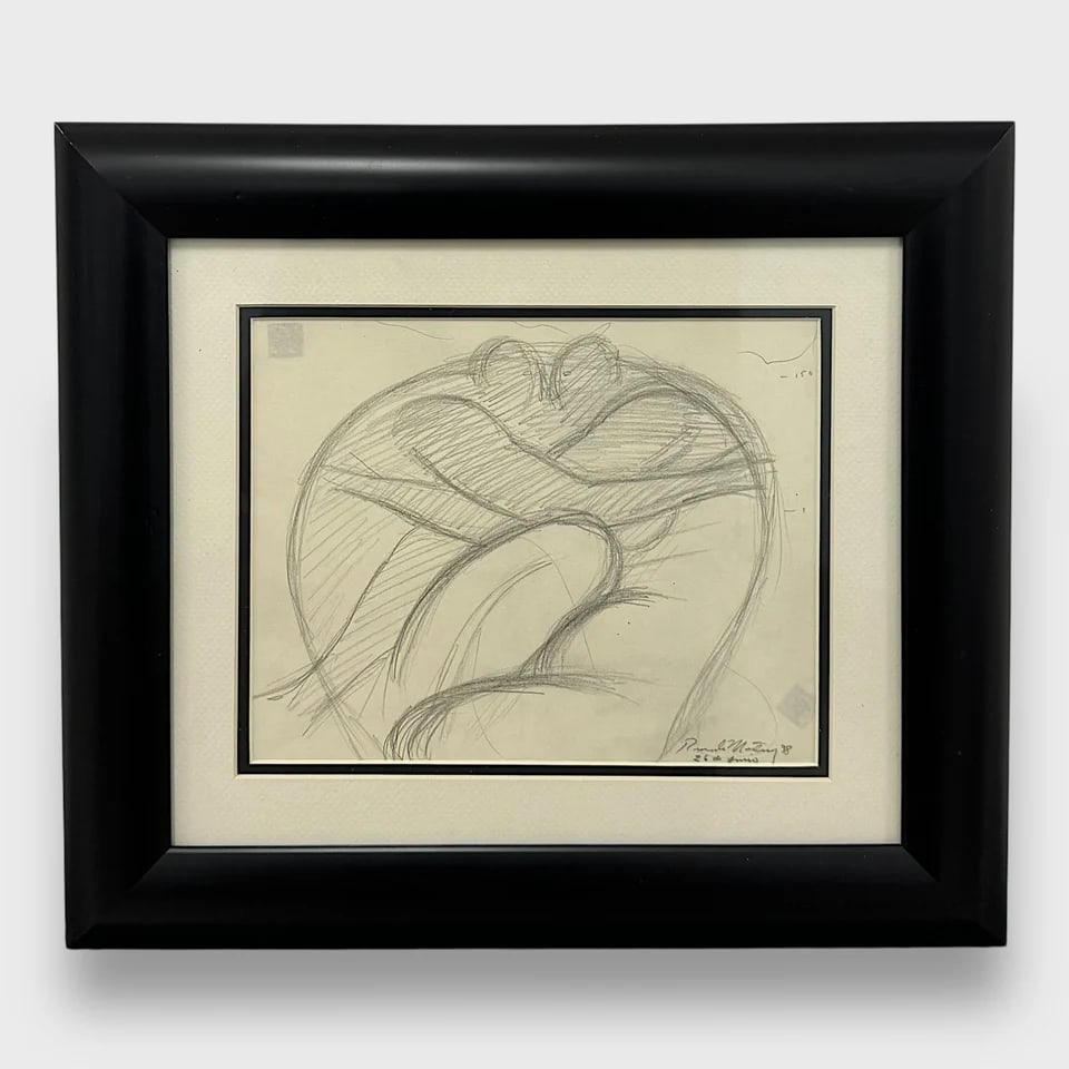 “Untitled?? – Drawing by Ricardo Martinez: Ricardo Martínez "Untitled"15.75" x 13.75" Drawing on Paper.“Untitled” – Drawing by Ricardo MartínezQuietly monumental, this Untitled work by Ricardo Martínez distills form into essence.