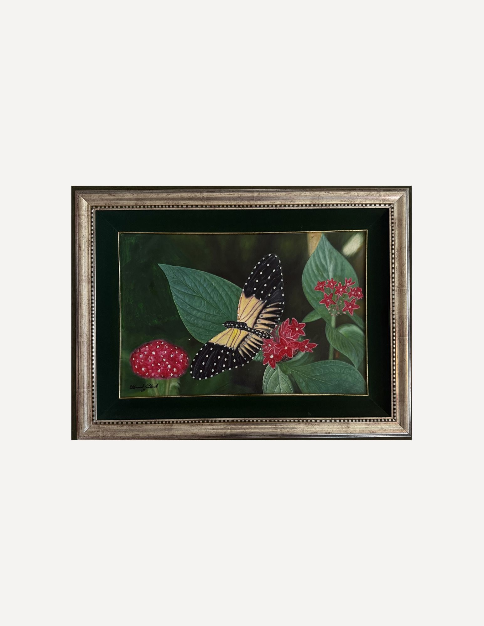Edward Colarik Oil Painting: Edward ColarikButterfly Opal #234" x 42"Oil on CanvasAbout the ArtistEdward Colarik was a Dallas-based multimedia artist, sculptor, designer, and producer whose career spanned more than five decades. 